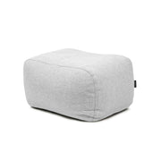 Bean bag Tube Pouf Dunẽs Fluffy White