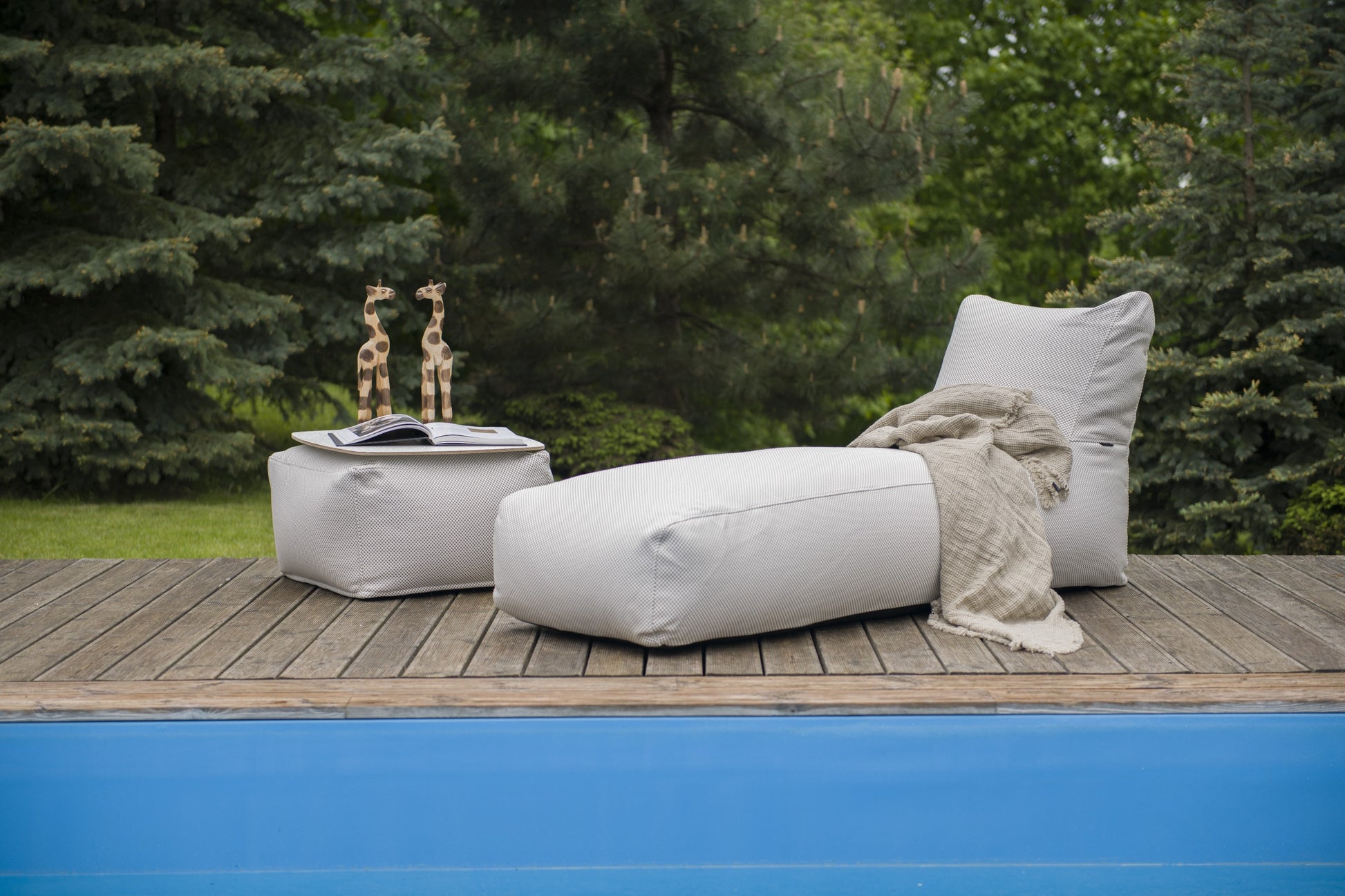 Sittsäck solsäng - solsäng Capri Beige-Bean bags-Slowdown