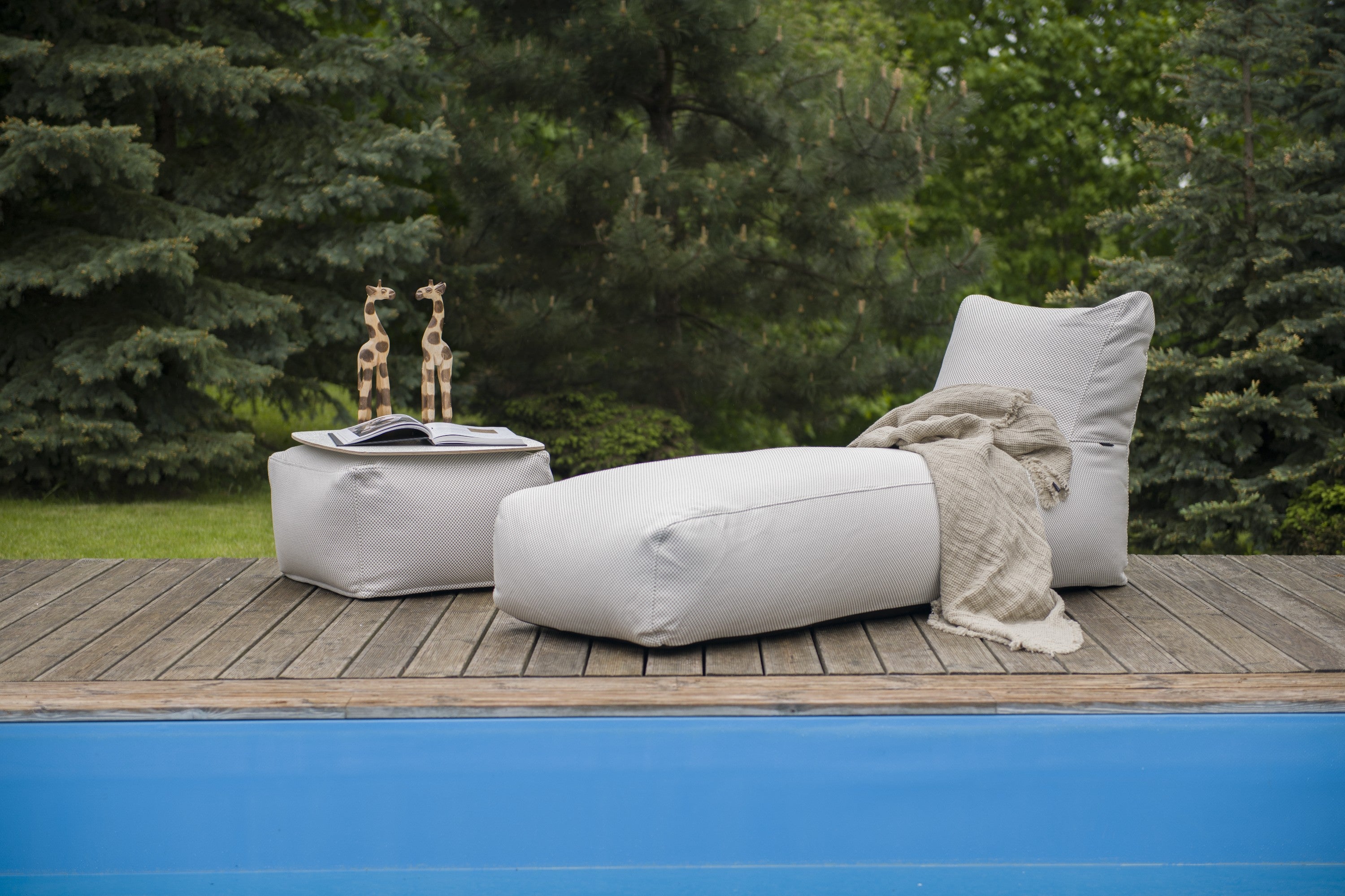 Sittsäck solsäng - solsäng Capri Beige-Bean bags-Slowdown