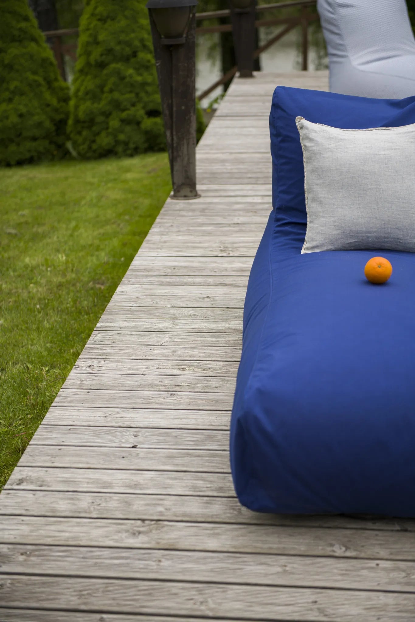 Sittsäck solsäng - solsäng Colorin Blue-Bean bags-Slowdown