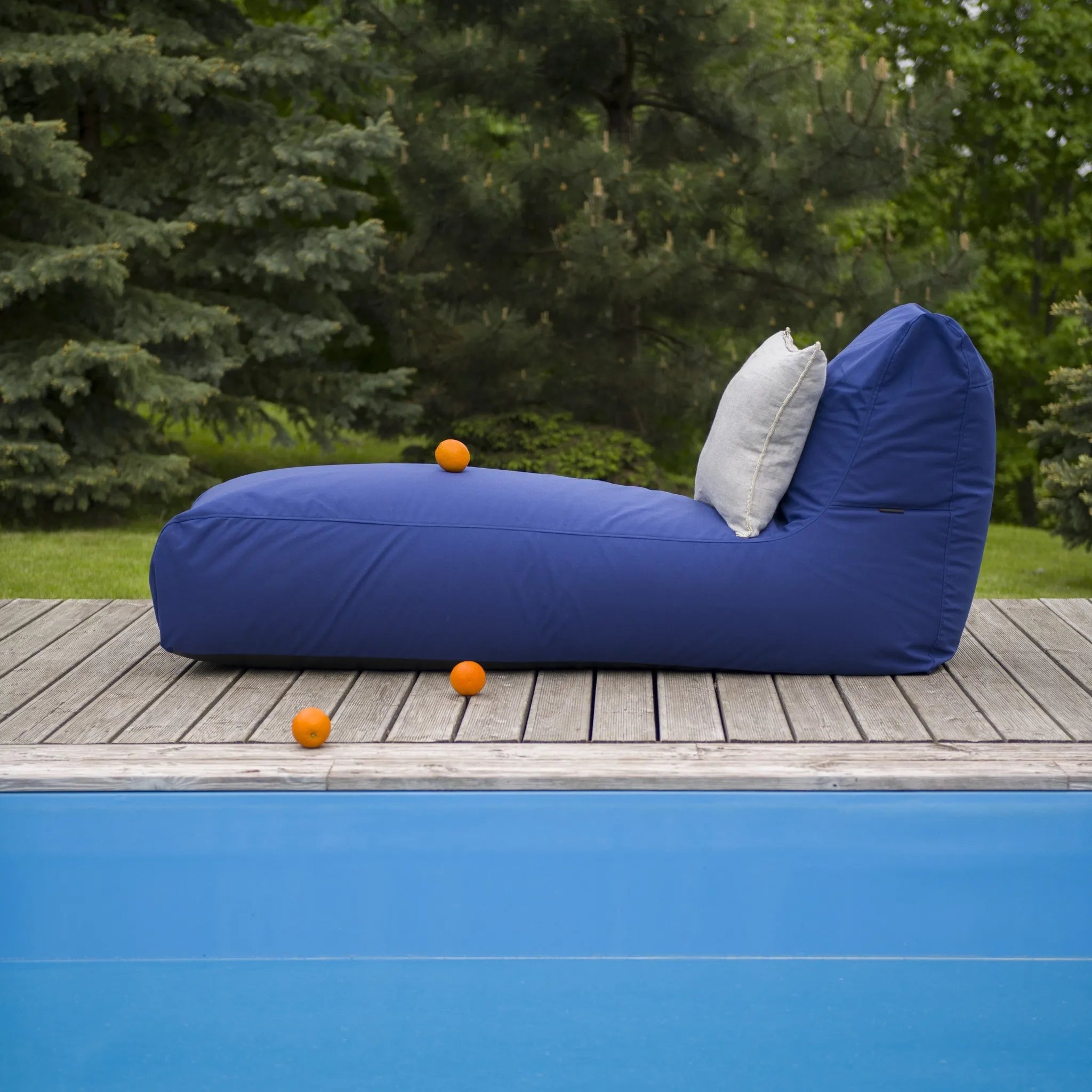 Sittsäck solsäng - solsäng Colorin Blue-Bean bags-Slowdown