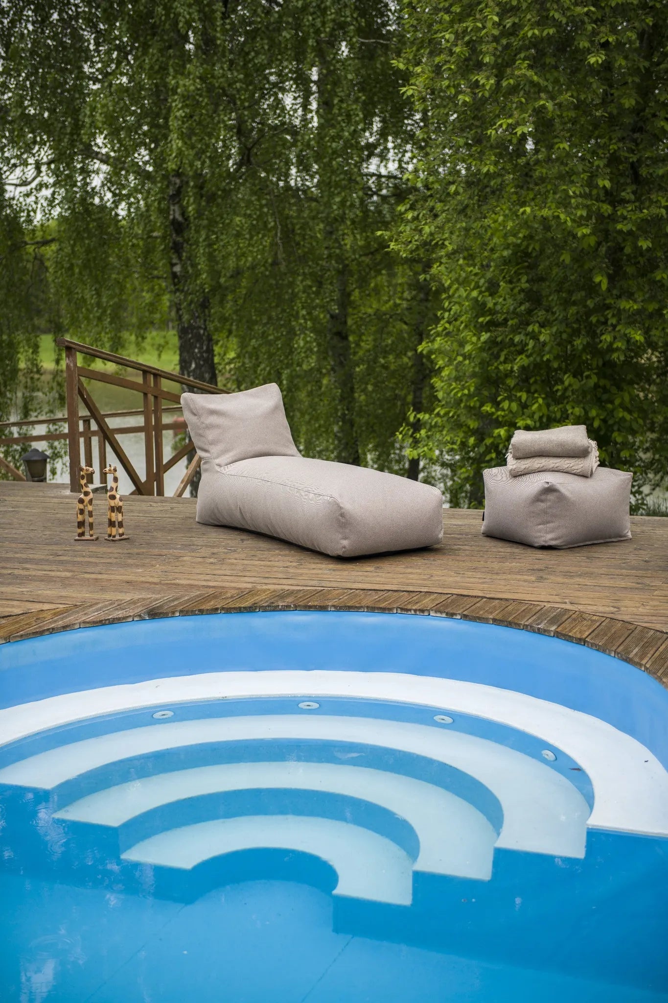 Sittsäck solsäng - solsäng Riviera Cacao-Bean bags-Slowdown