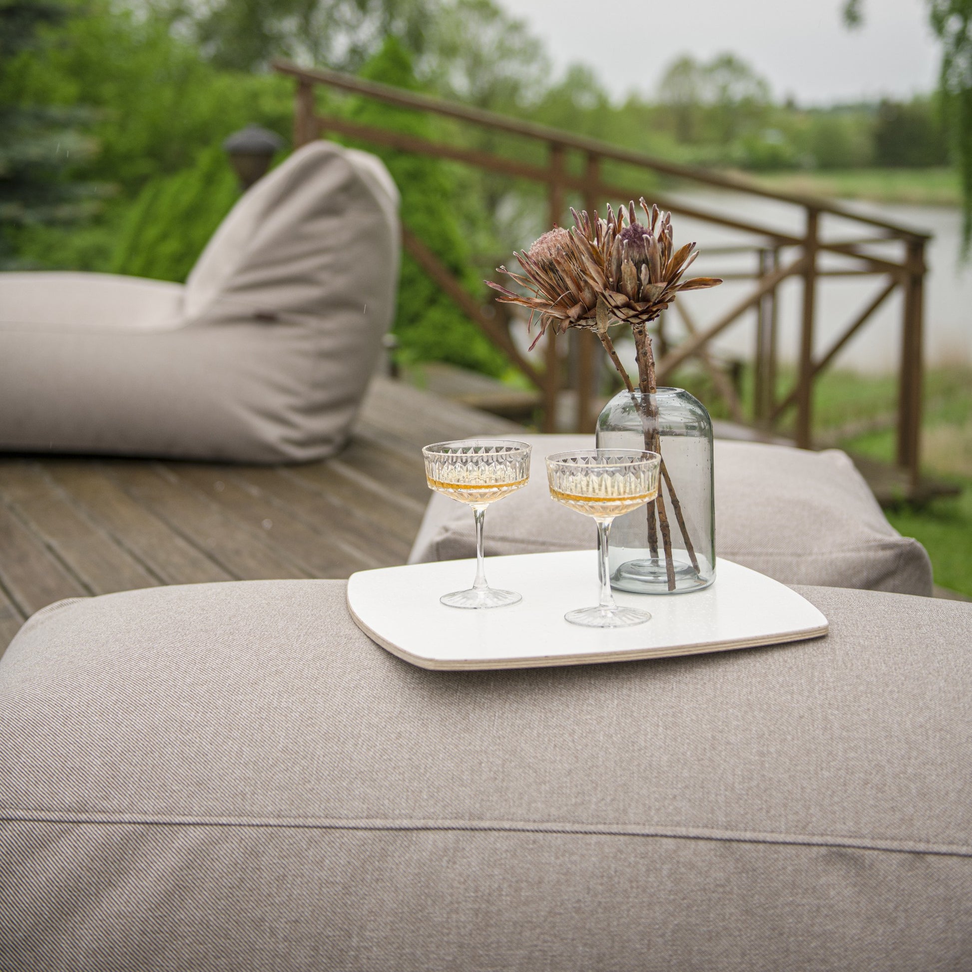 Sittsäck solsäng - solsäng Riviera Cacao-Bean bags-Slowdown