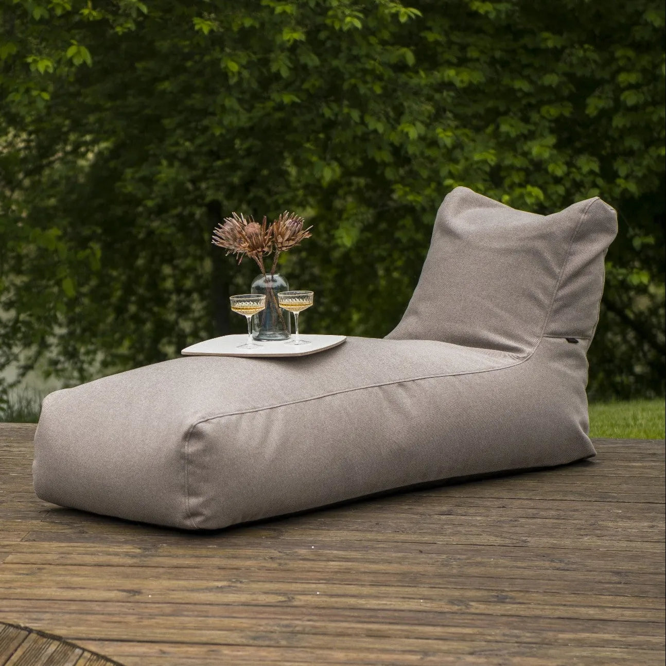 Sittsäck solsäng - solsäng Riviera Cacao-Bean bags-Slowdown