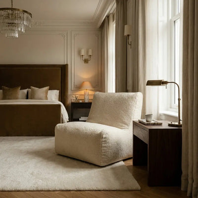 Sittsäcksfåtölj Seat 100 Teddy Cream