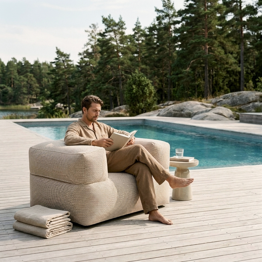 Sittsäck MooG Capri Beige