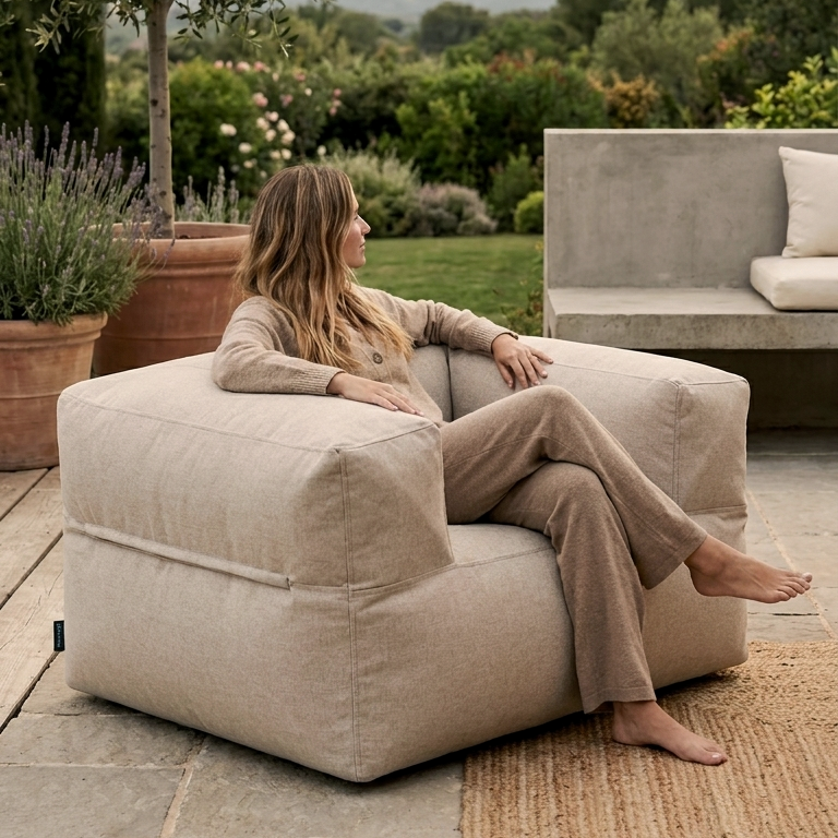 Sittsäck MooG Riviera Beige