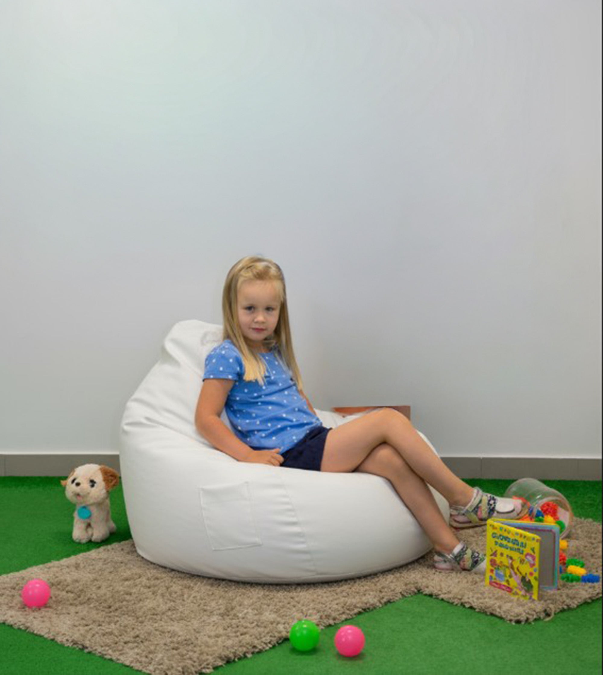 Barnfåtölj Game Outside White