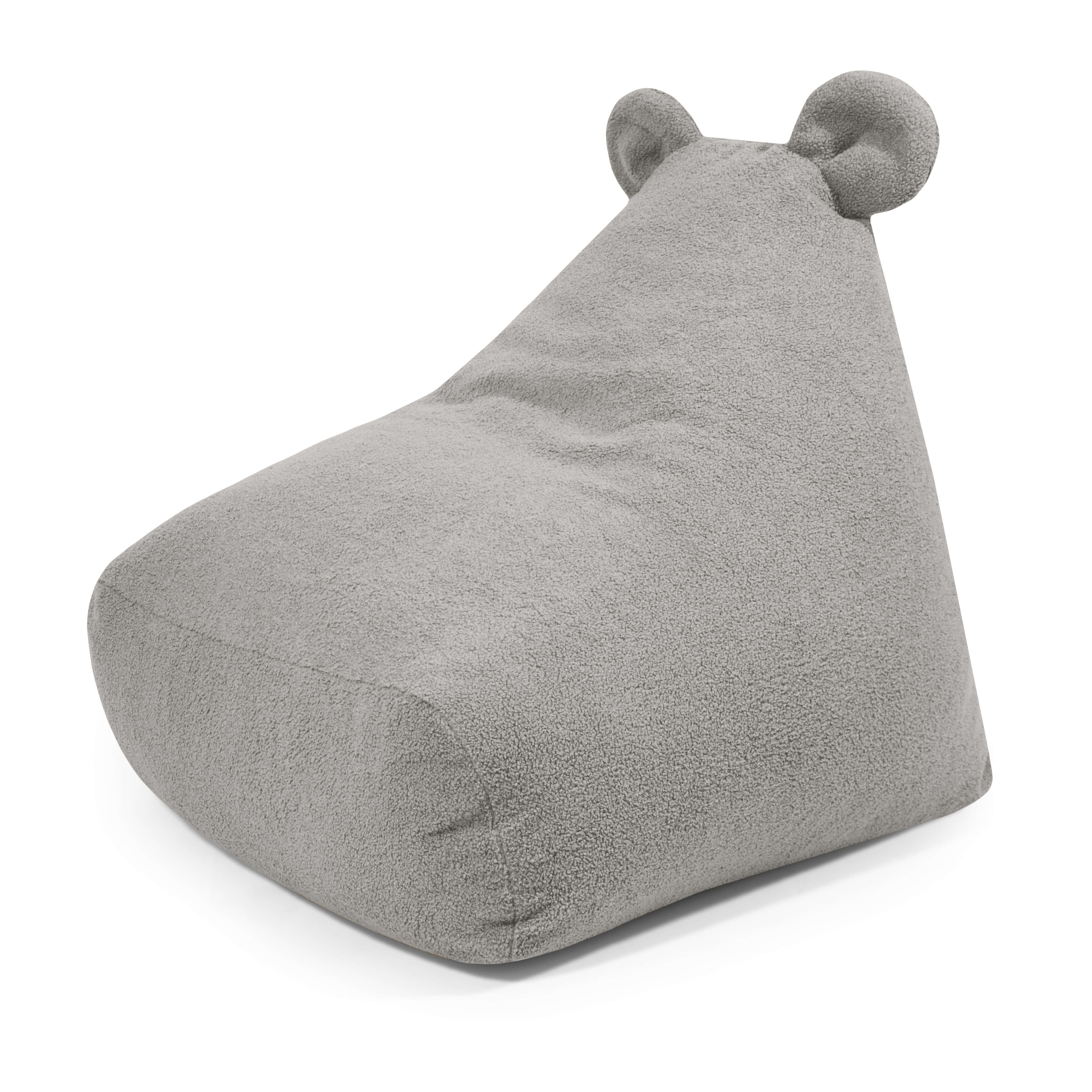 Foam Bean bag Snug 80 Bear Teddy White Grey