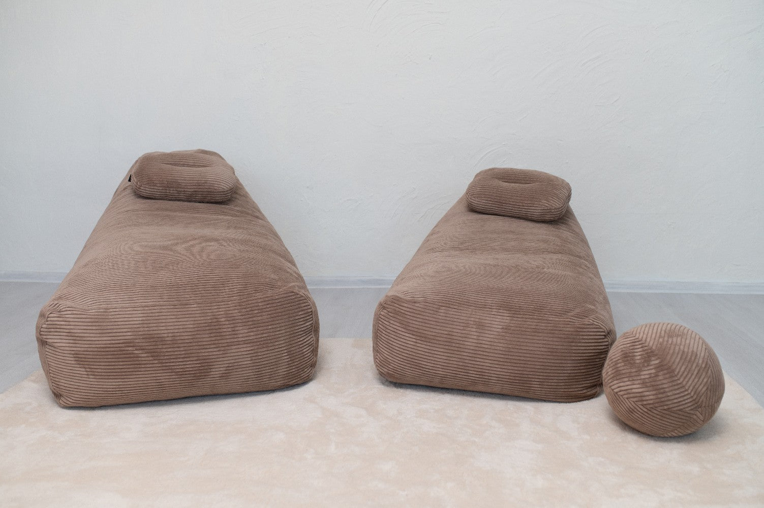 Foam Bean Bag Snug Long 130 Waves Sand