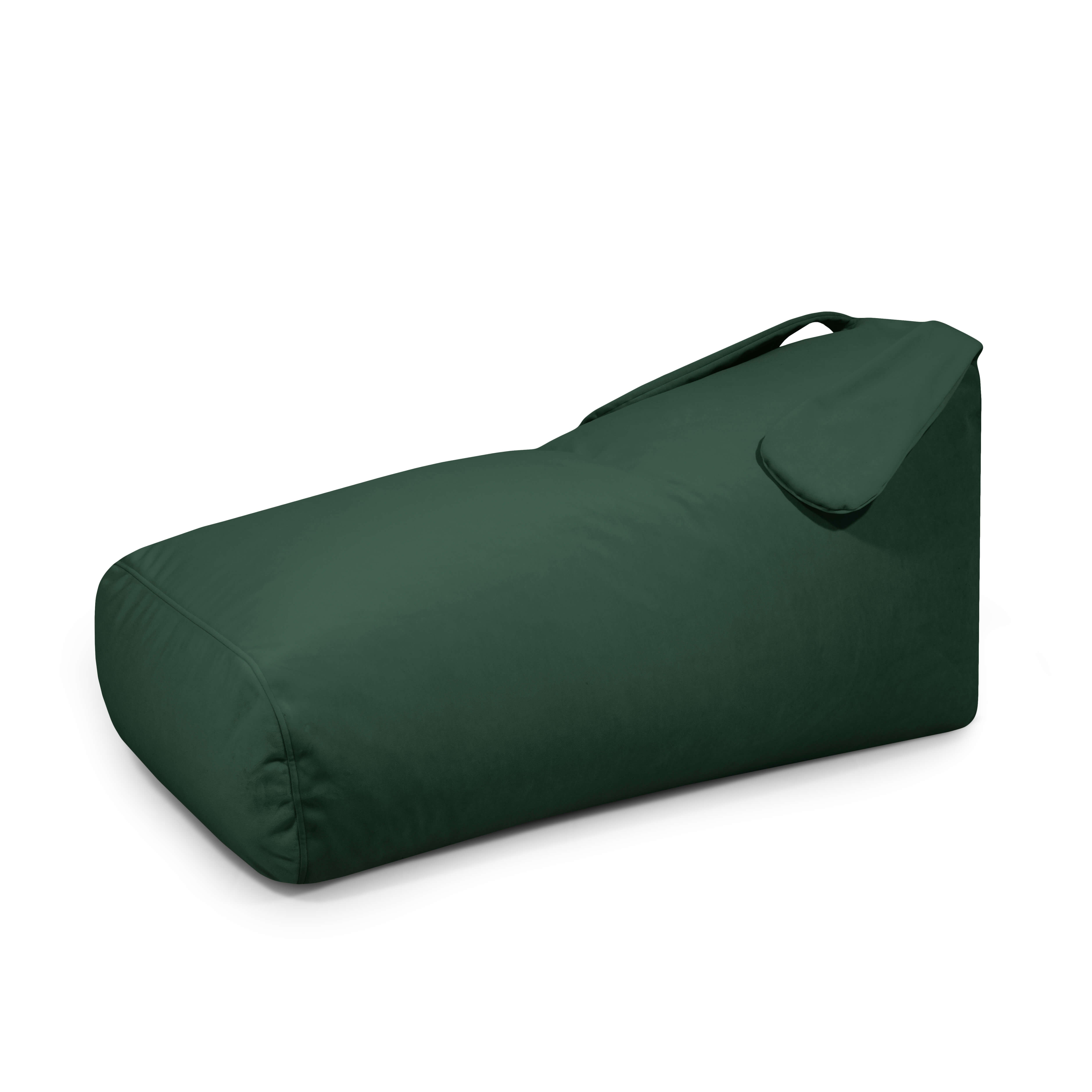 Foam Bean bag Snug Long 130 Bunny Barcelona Green