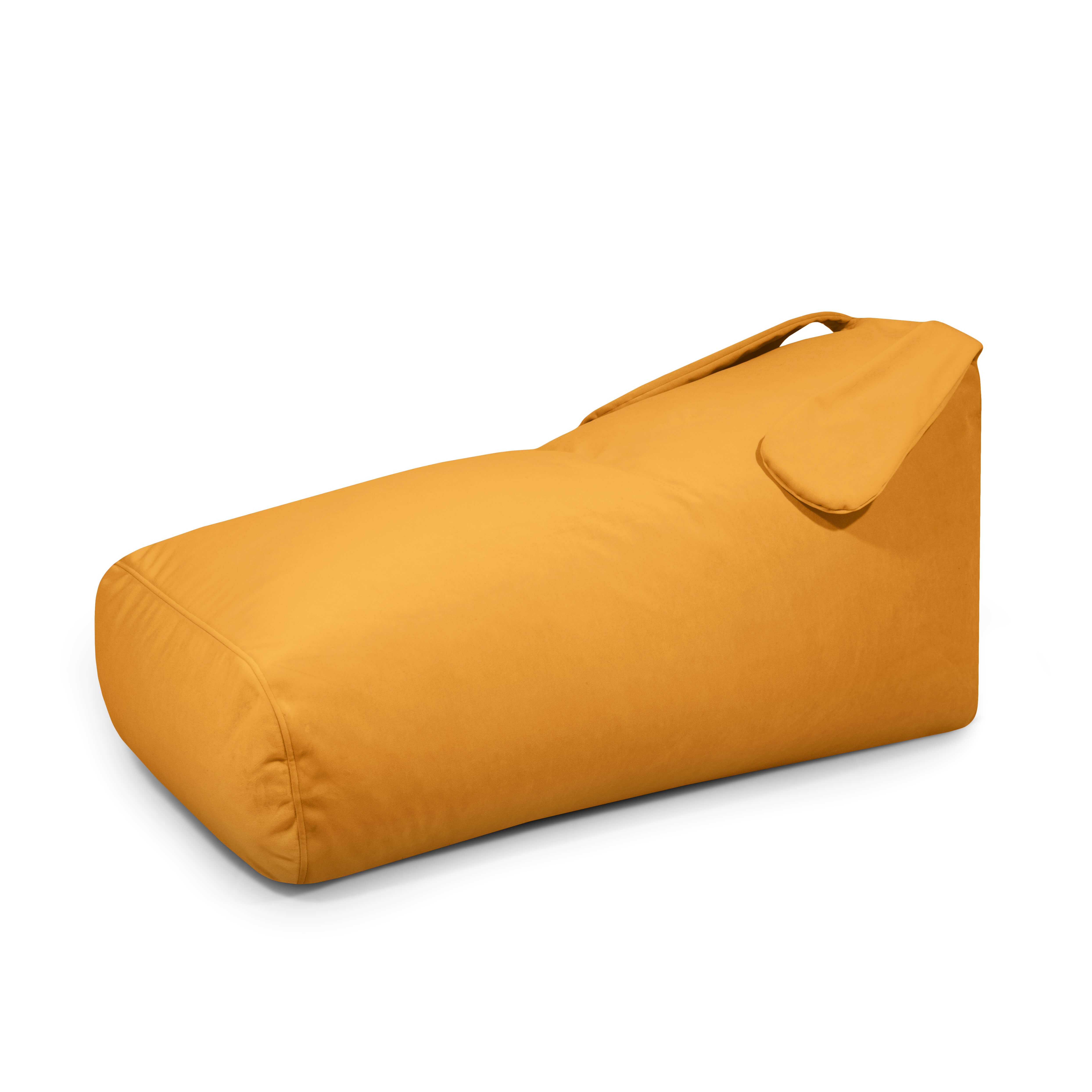 Foam Bean bag Snug Long 130 Bunny Barcelona Mustard