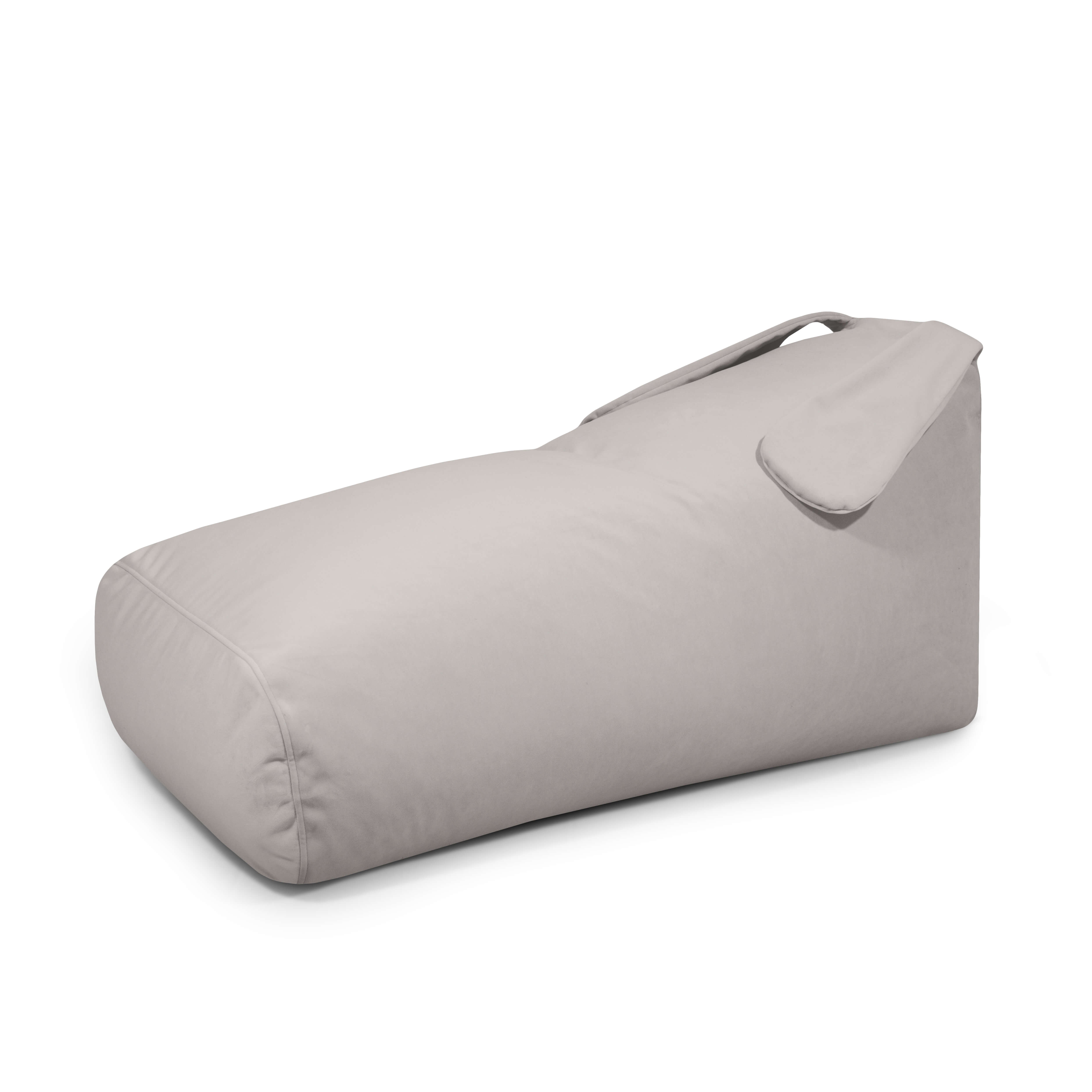 Foam Bean bag Snug Long 130 Bunny Barcelona White Grey
