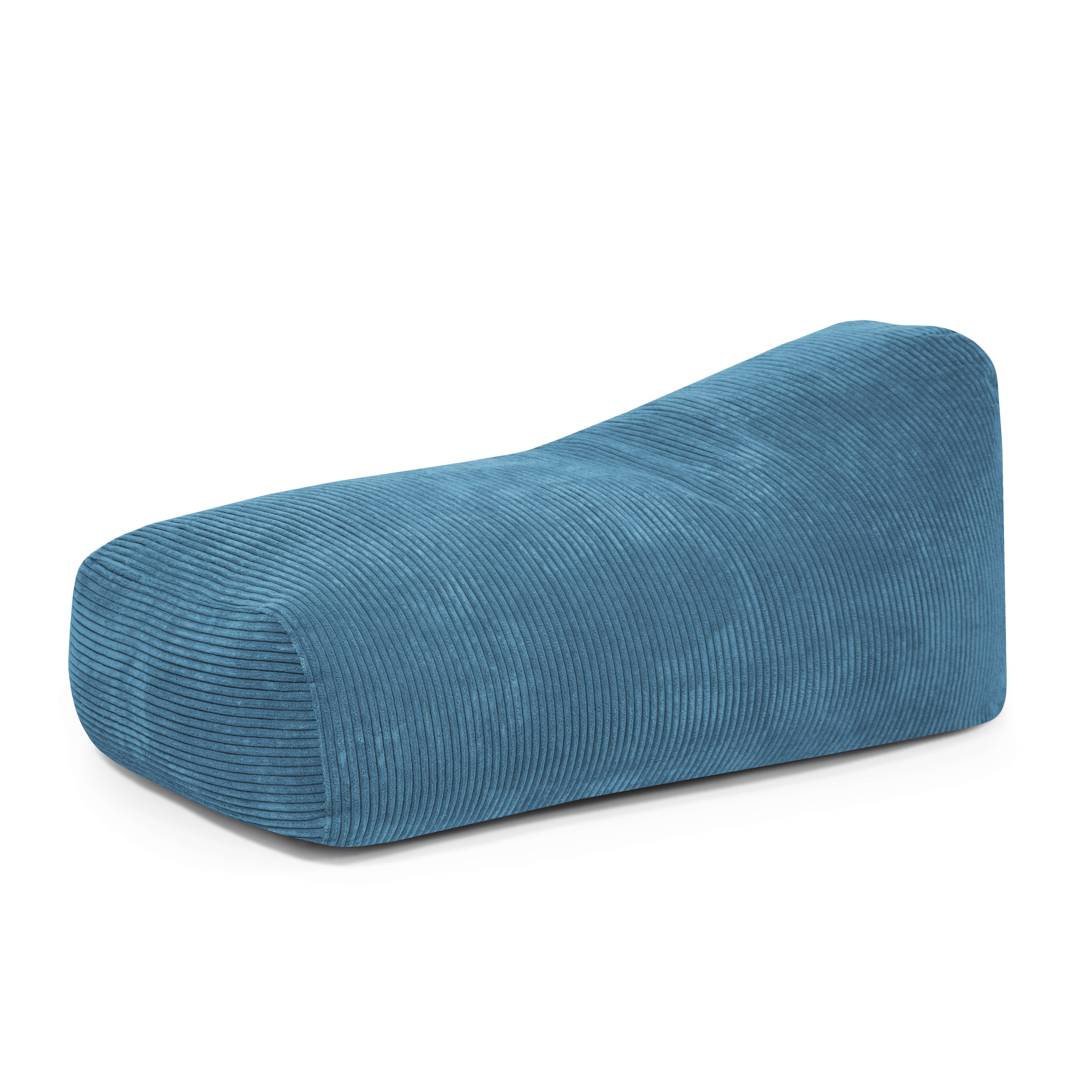 Foam Bean bag Snug Long 130 Waves Petrol