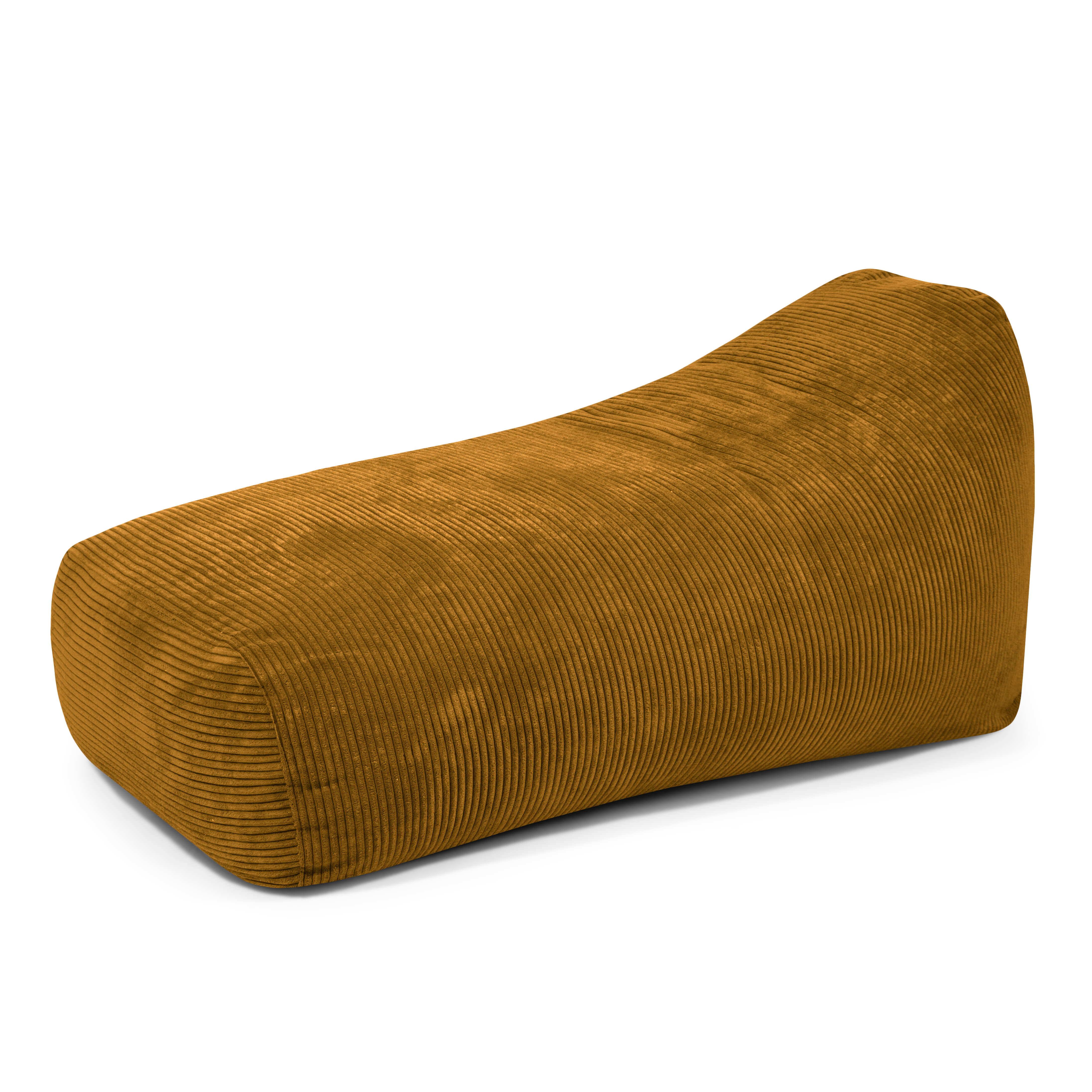 Foam Bean bag Snug Long 140 Waves Mustard