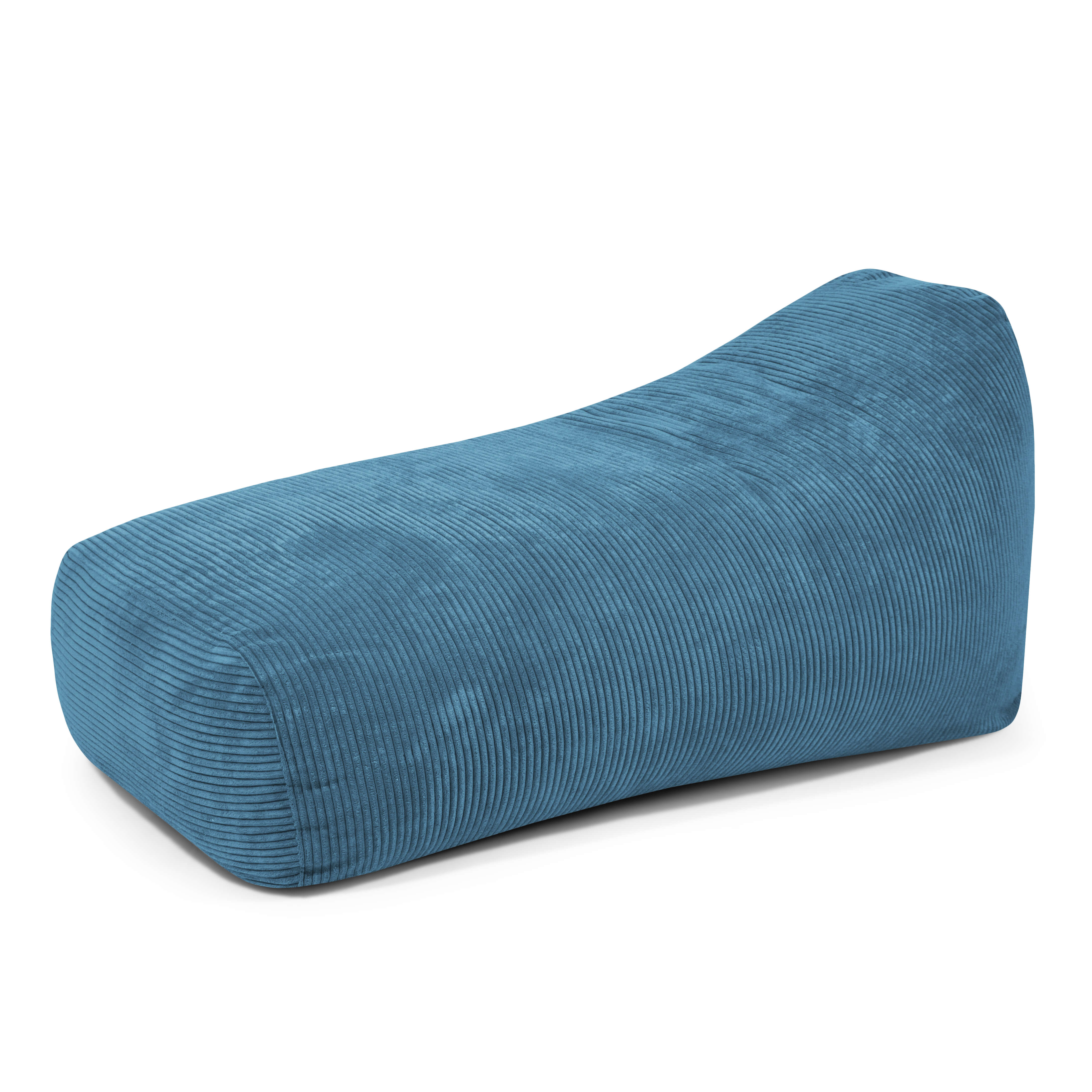 Foam Bean bag Snug Long 140 Waves Petrol