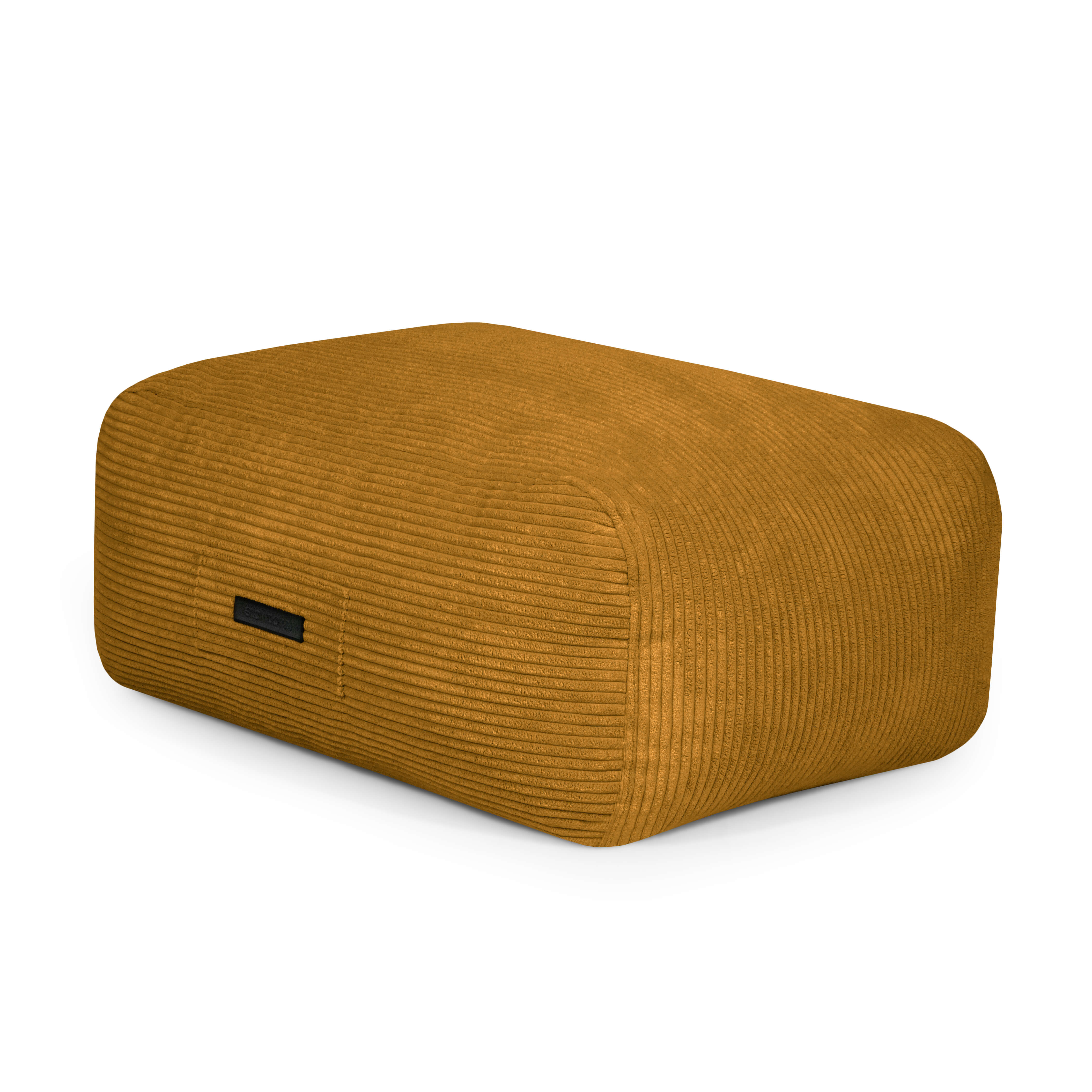 Foam bean bag Snug Pouf 83 Waves Mustard
