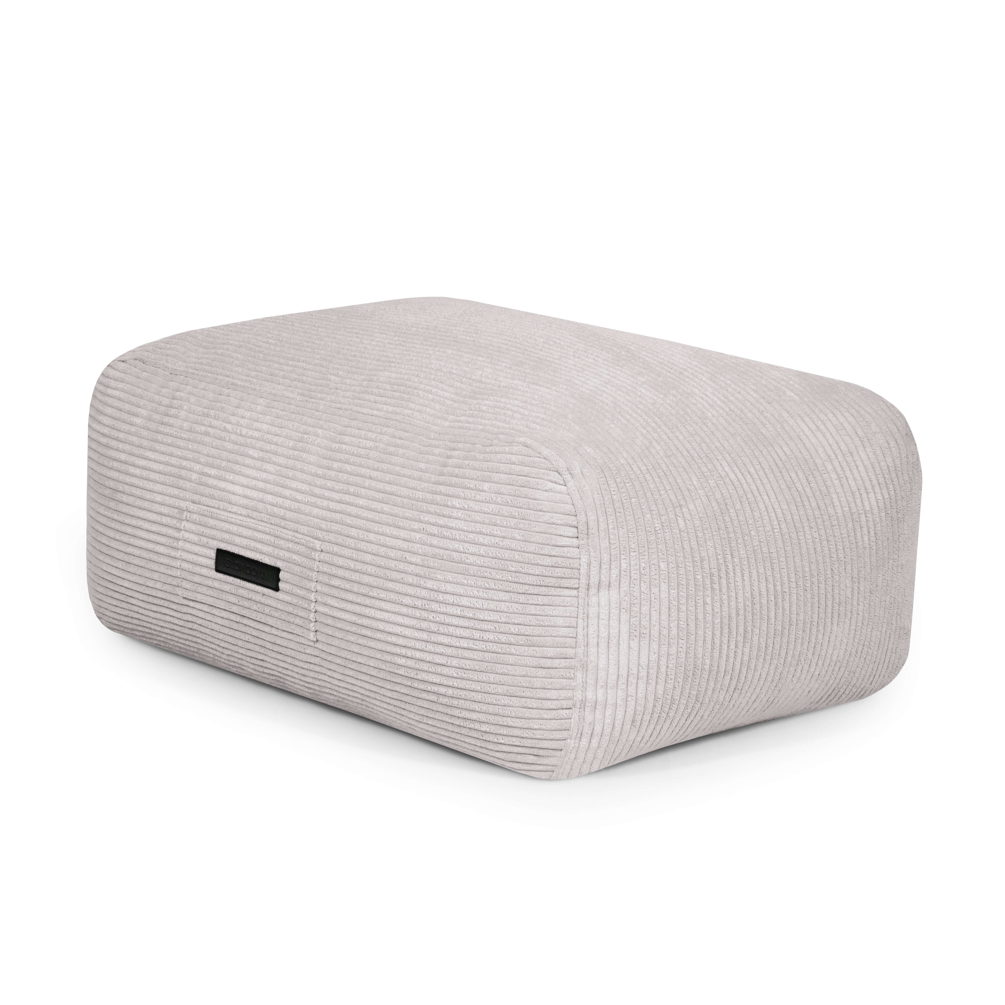 Foam bean bag Snug Pouf 83 Waves White Grey