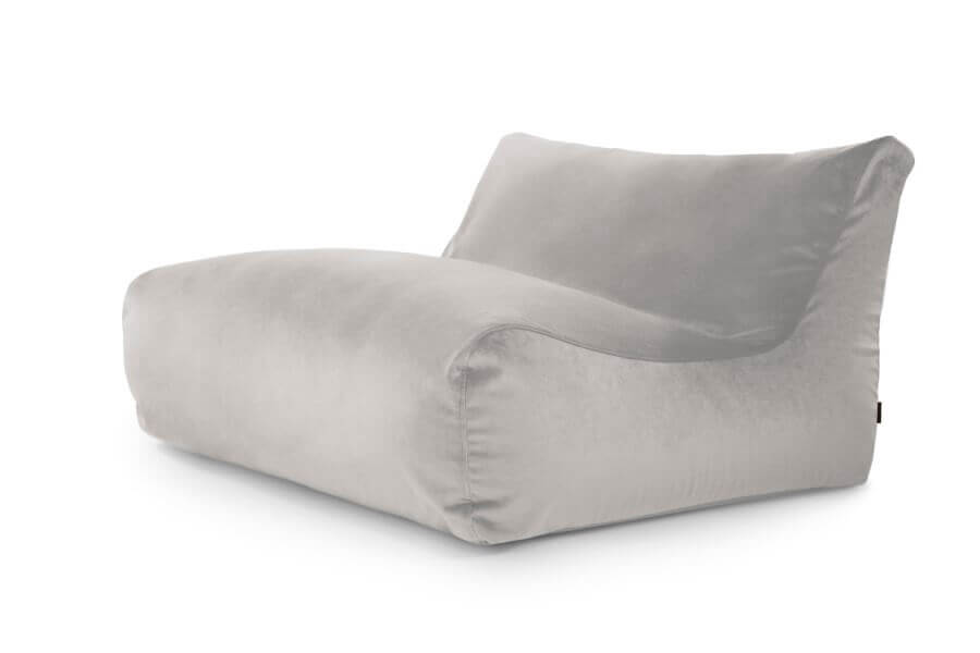 Bean bag Sofa Lounge Barcelona White Grey
