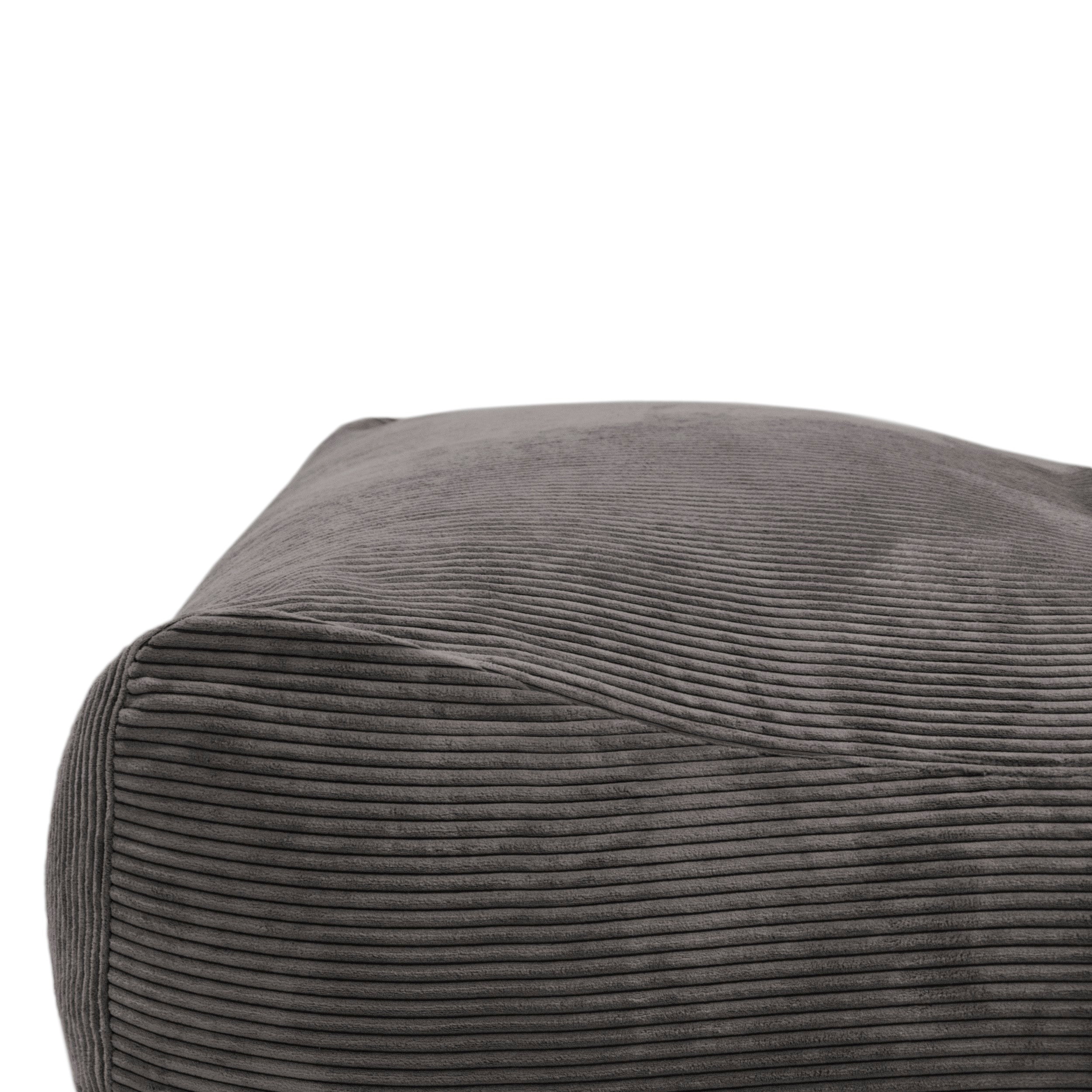 Sittsäck Soffa Lounge Waves Dark Grey