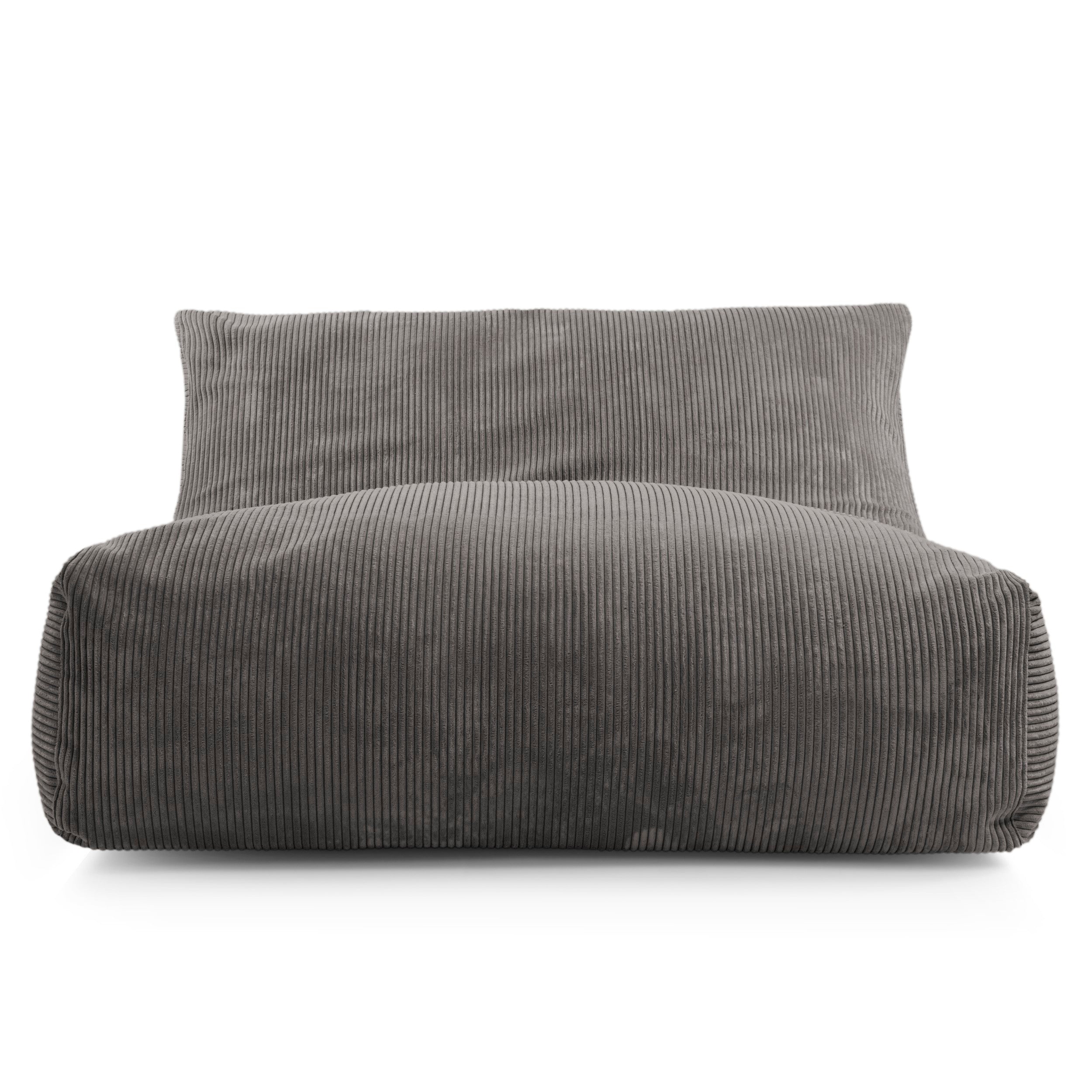 Sittsäck Soffa Lounge Waves Dark Grey