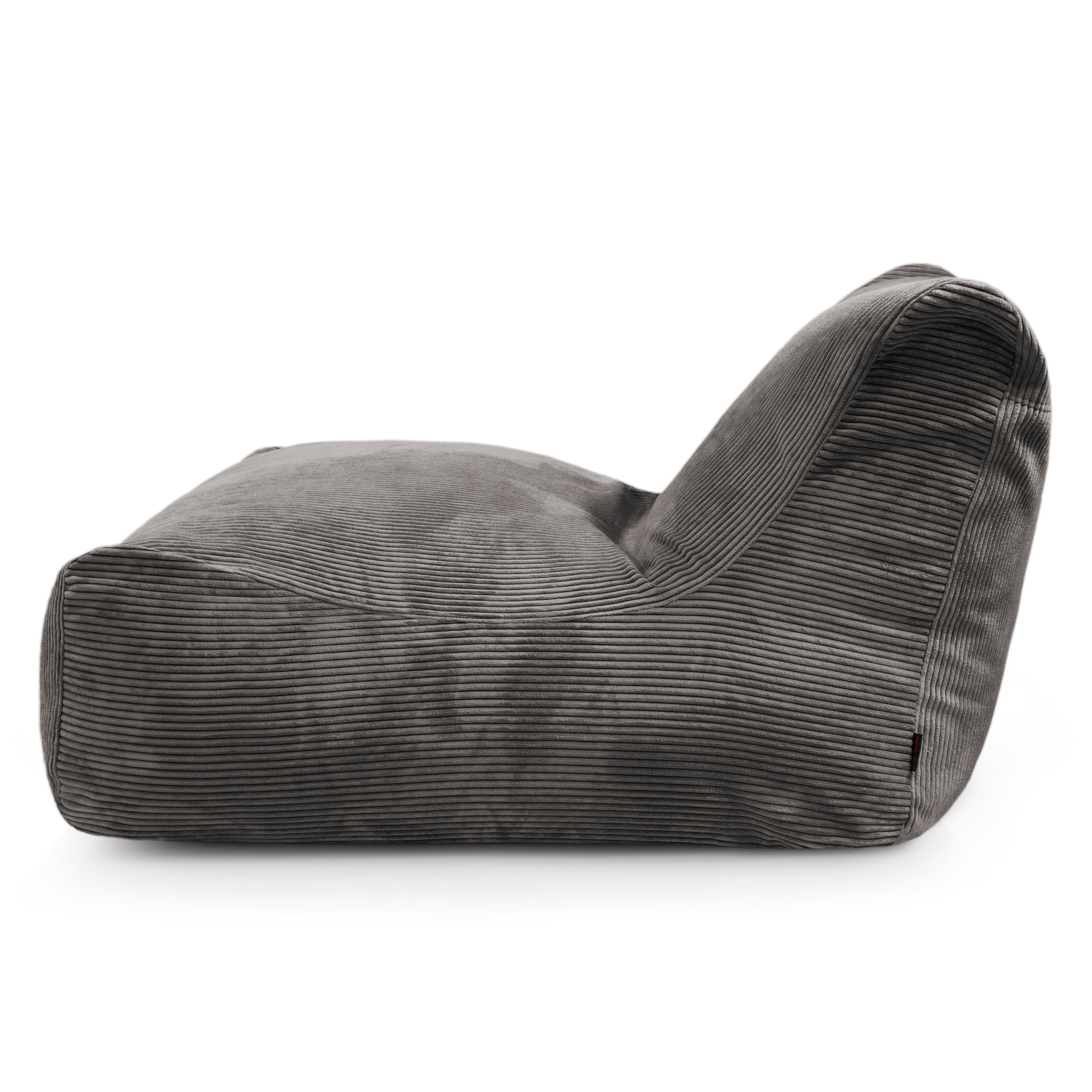 Sittsäck Soffa Lounge Waves Dark Grey