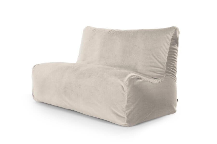 Bean bag Sofa Seat Barcelona White Grey