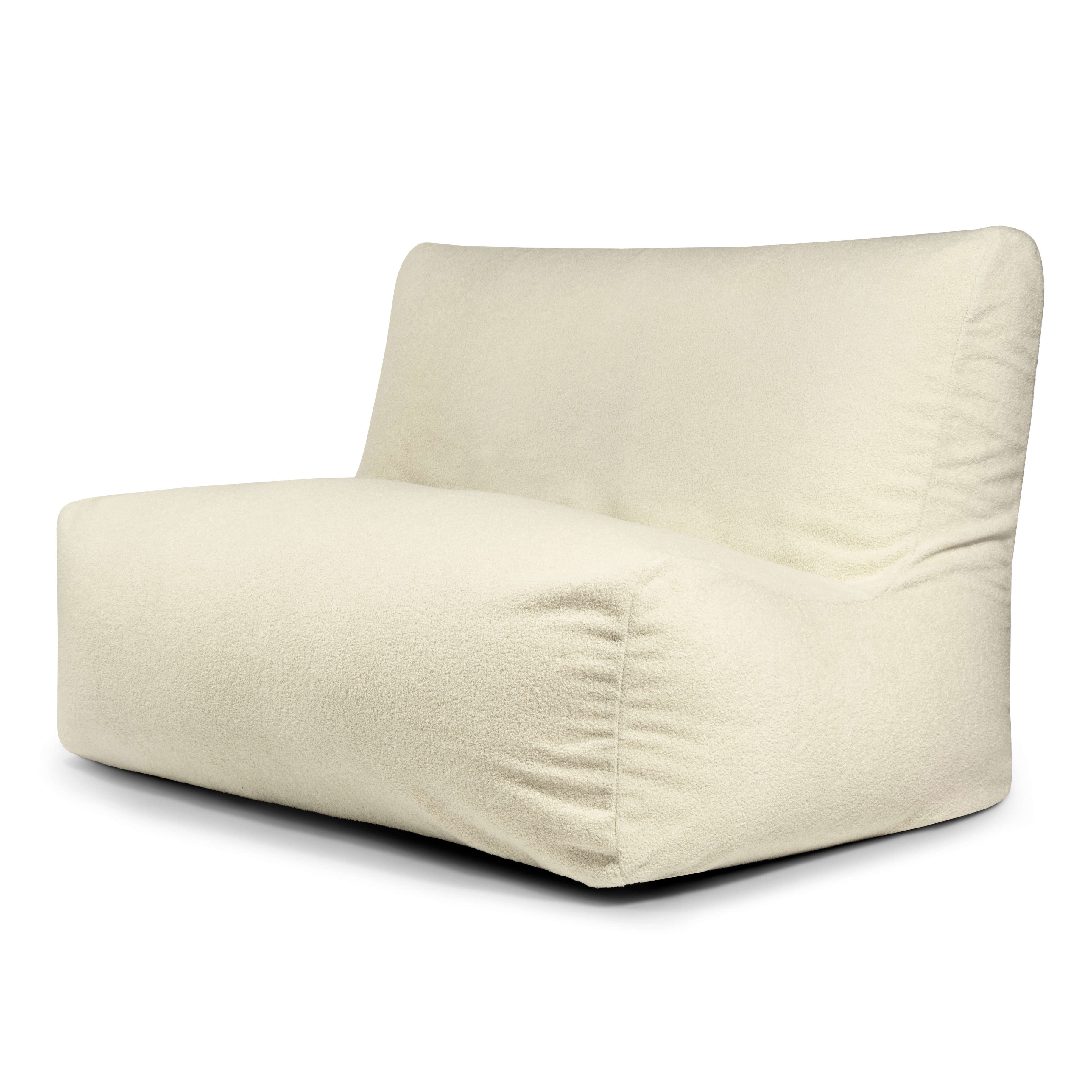 Sittsäck Soffa Seat Teddy Cream