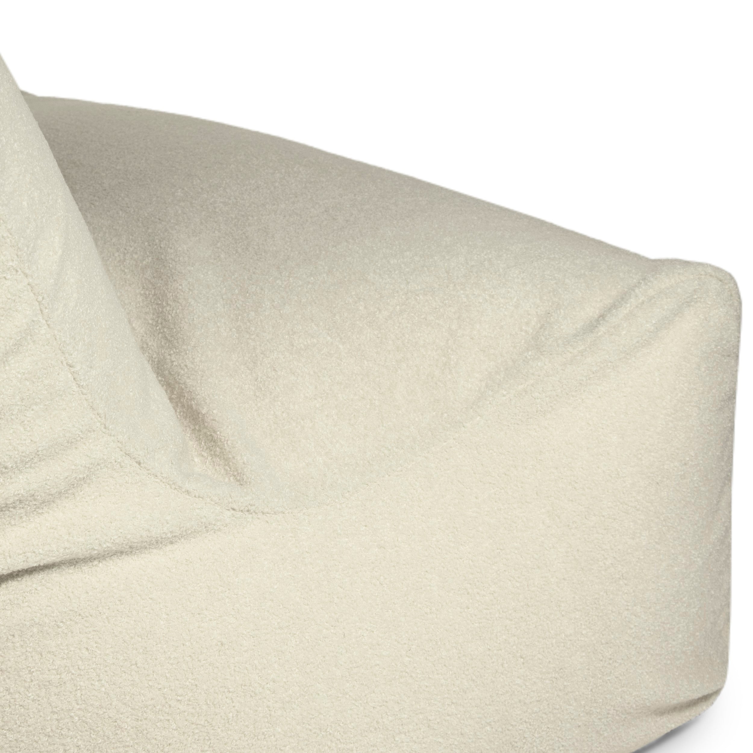 Sittsäck Soffa Seat Teddy Cream
