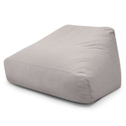 Foam Bean Bag Sofa Snug Barcelona White Grey