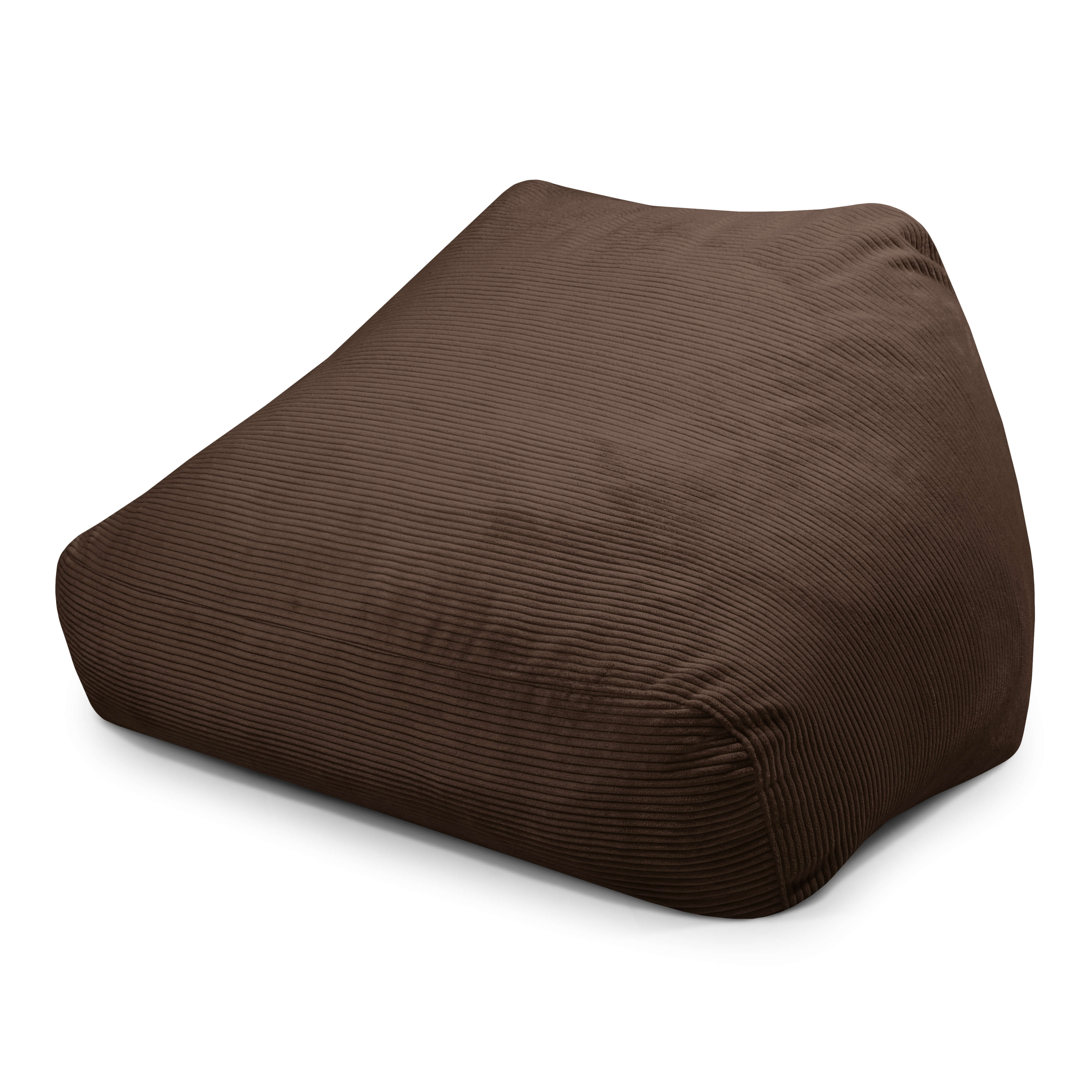 Foam Bean Bag Sofa Snug Waves Chocolate