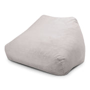 Foam Bean Bag Sofa Snug Waves White Grey