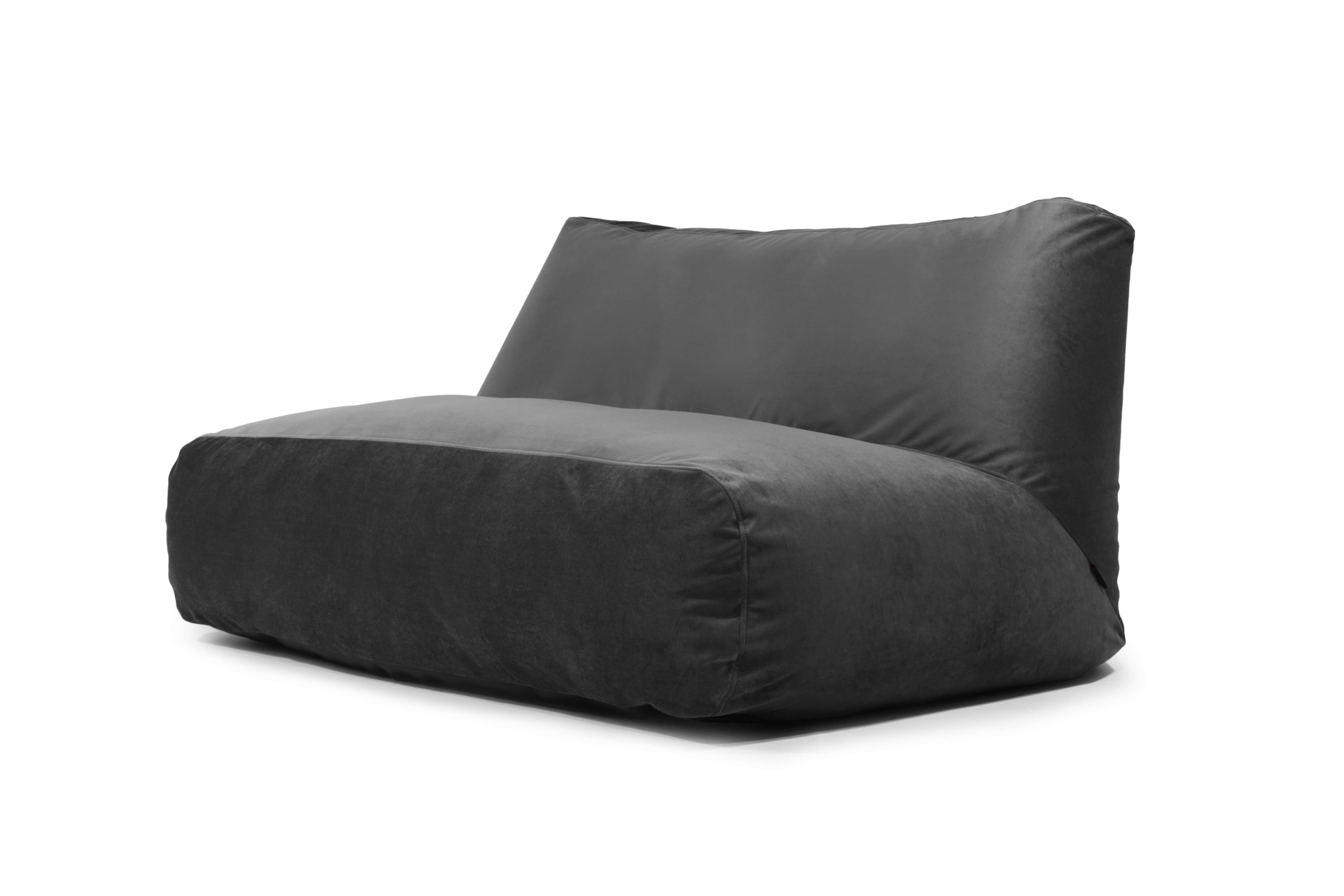 Bean bag Sofa Tube 160 Barcelona Dark Grey