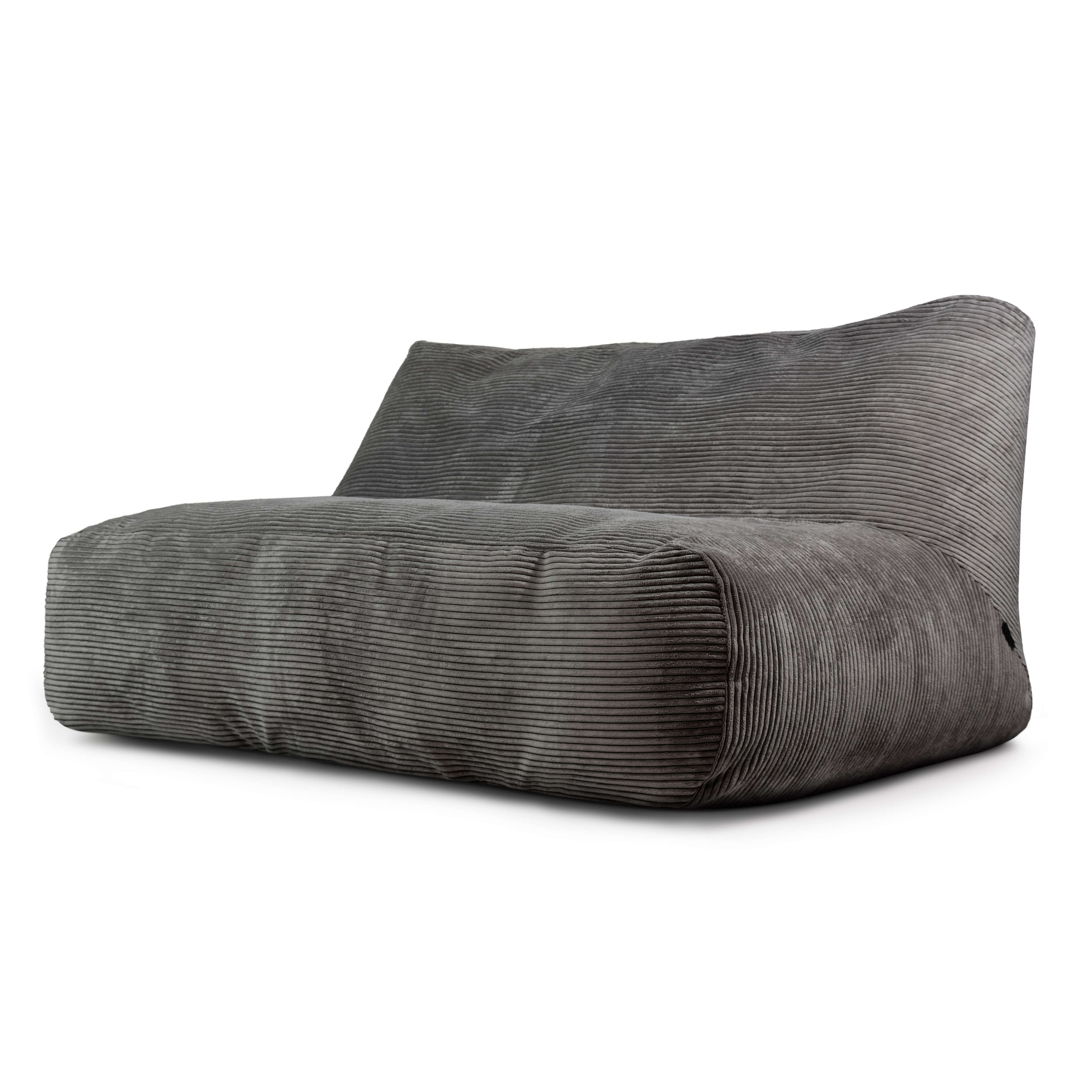 Sittsäck Soffa Tube 160 Waves Dark Grey
