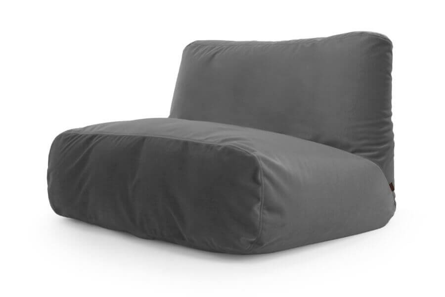Bean bag Sofa Tube Barcelona Dark Grey