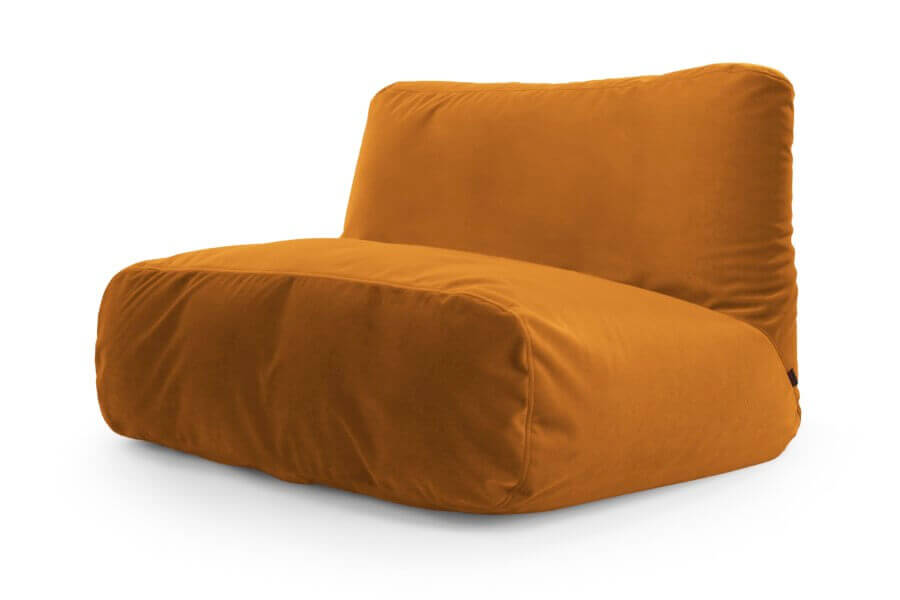 Bean bag Sofa Tube Barcelona Mustard