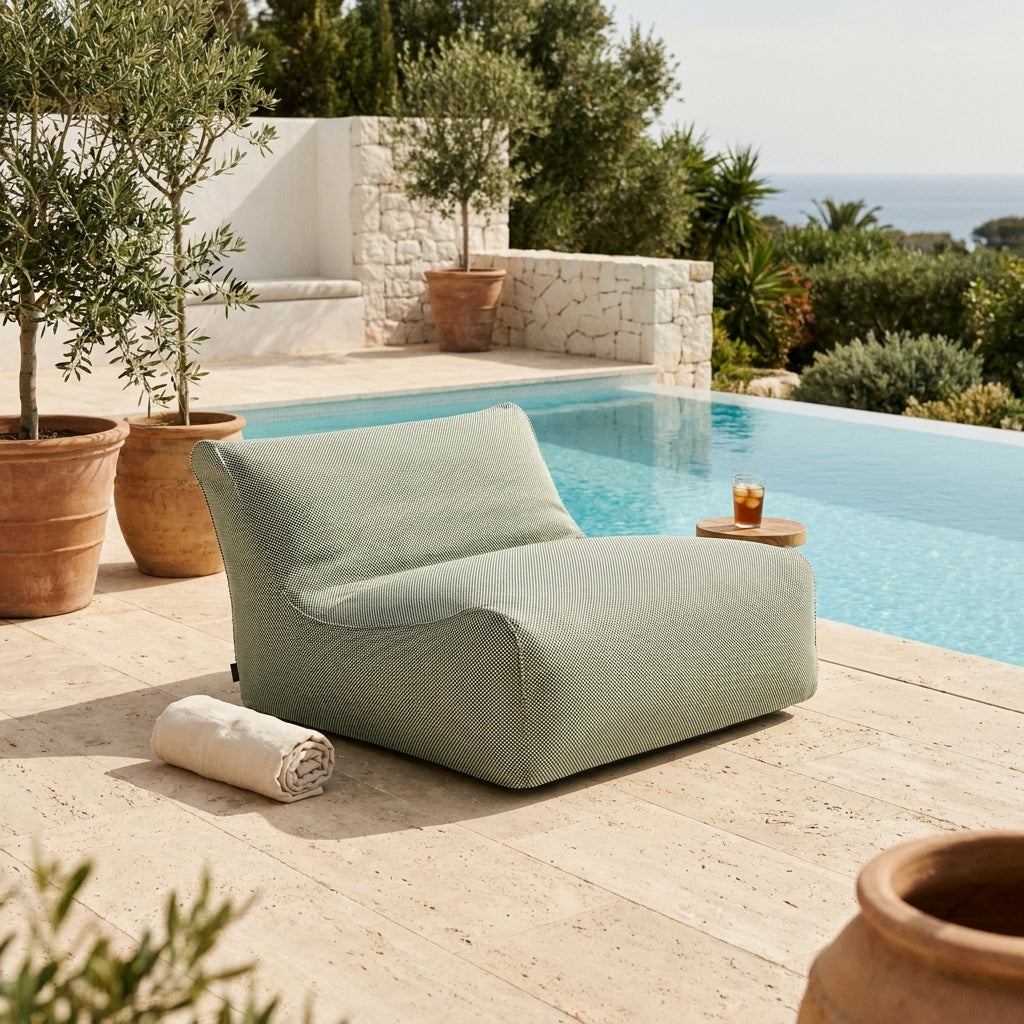 Sittsäck Soffa Lounge Capri Green