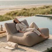 Sittsäck Soffa Lounge Colorin Taupe