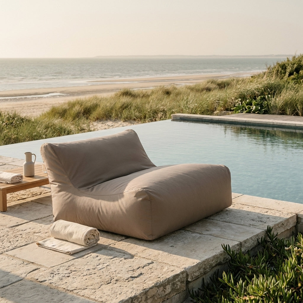 Sittsäck Soffa Lounge Colorin Taupe