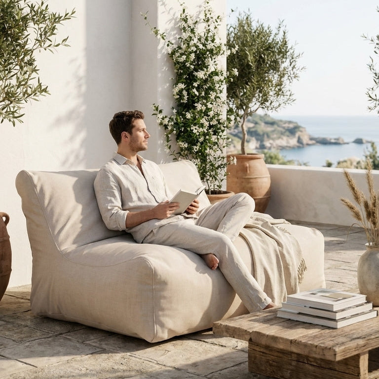 Sittsäck Soffa Lounge Riviera Beige