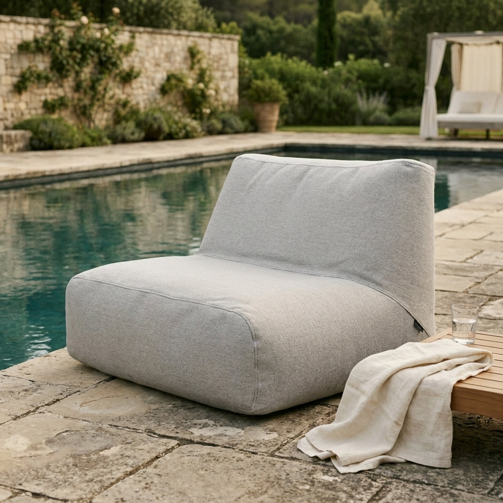 Sittsäck Soffa Tube Dunẽs White Grey