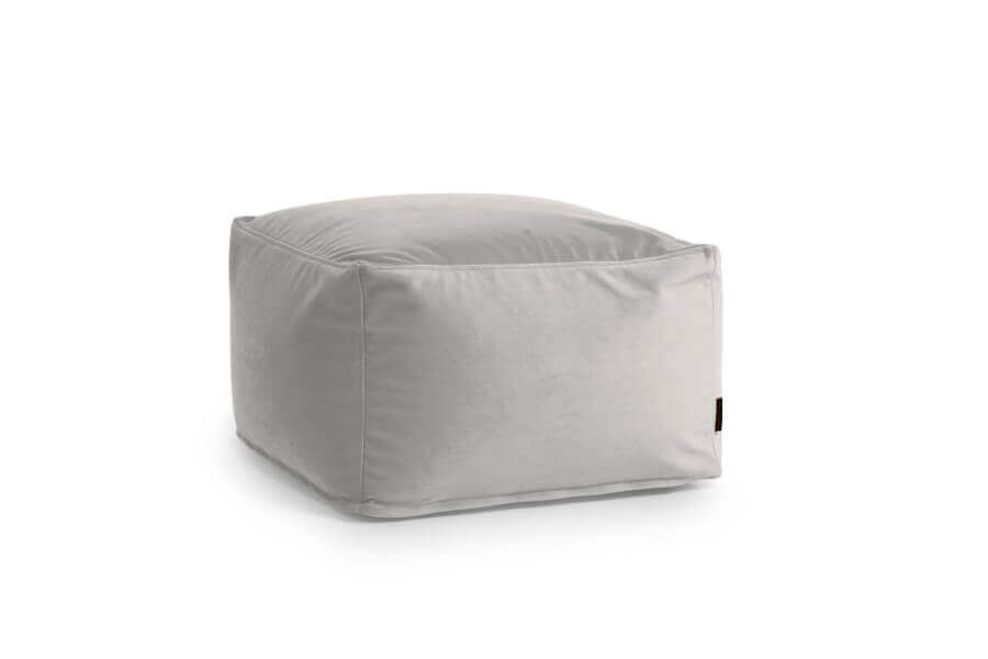 Pouf Softbox Barcelona White Grey