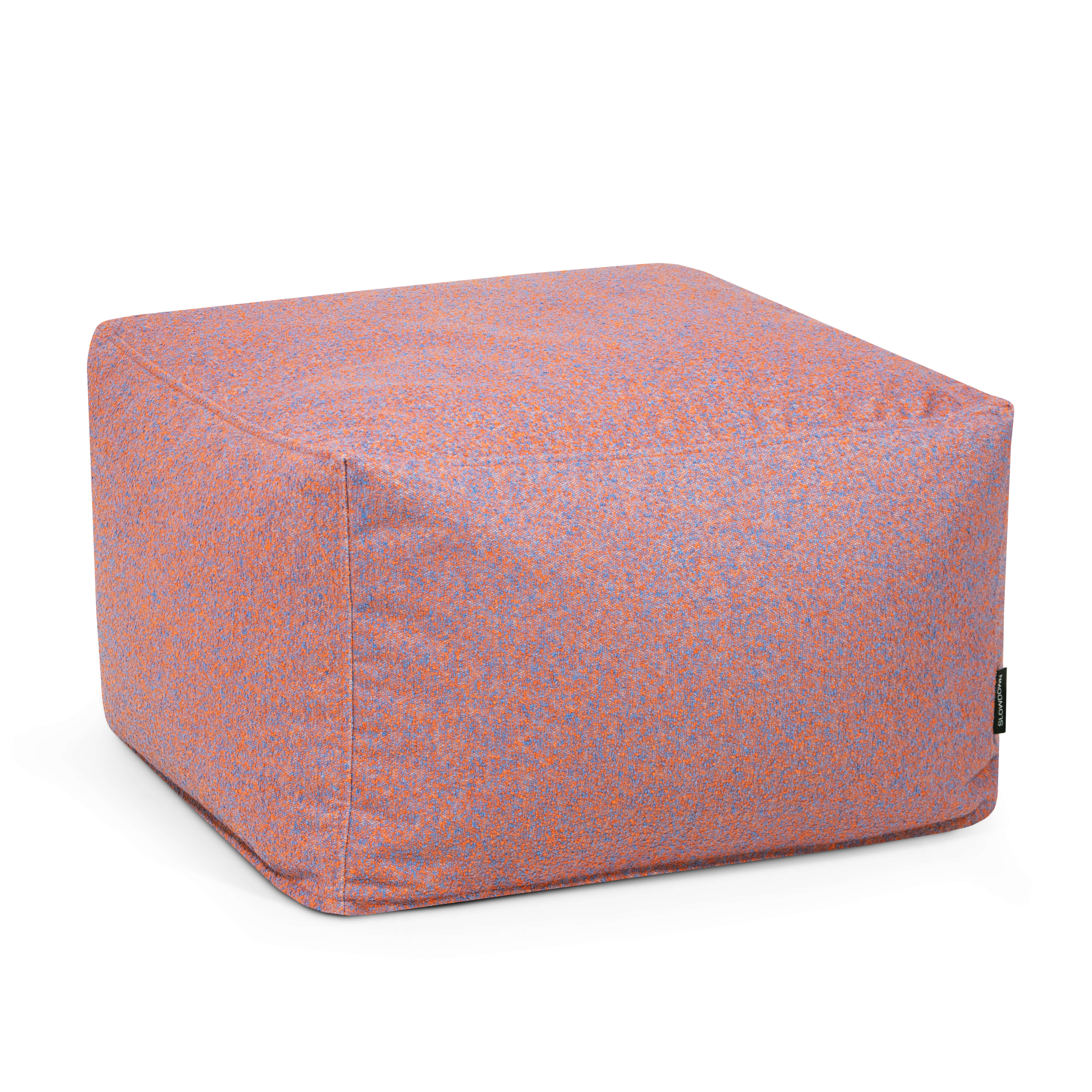Pouf Softbox Breeze Blue Orange