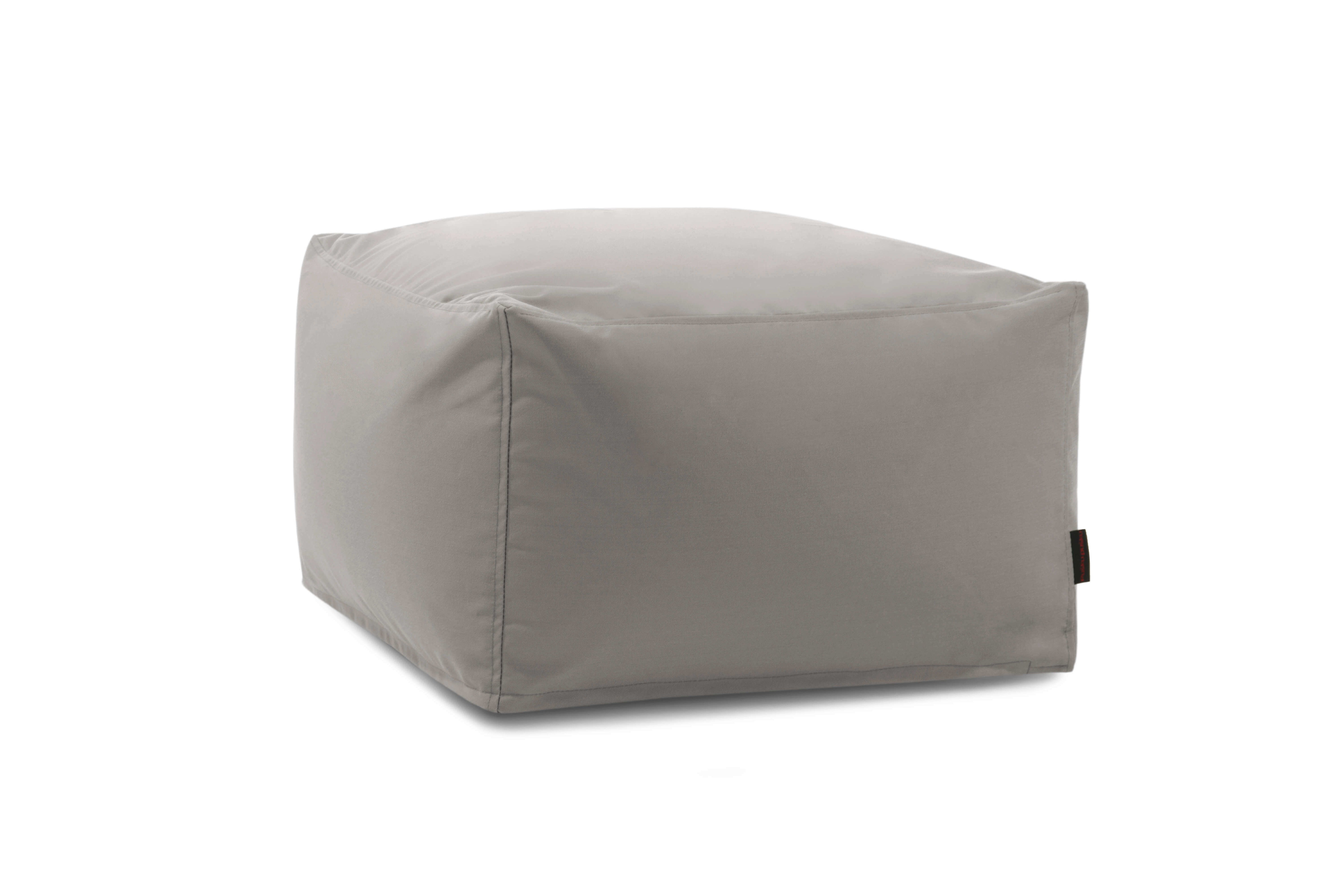 Pouf Softbox Colorin White Grey