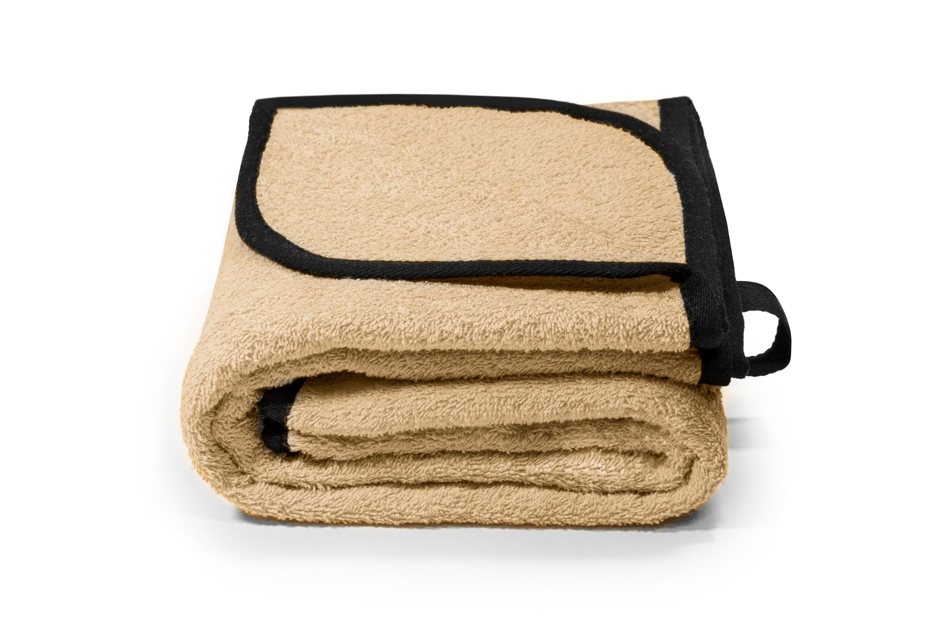 Premium strandhanddukar för solsäng och strand Beige 230x95 cm, mjuk och absorberande handduk.