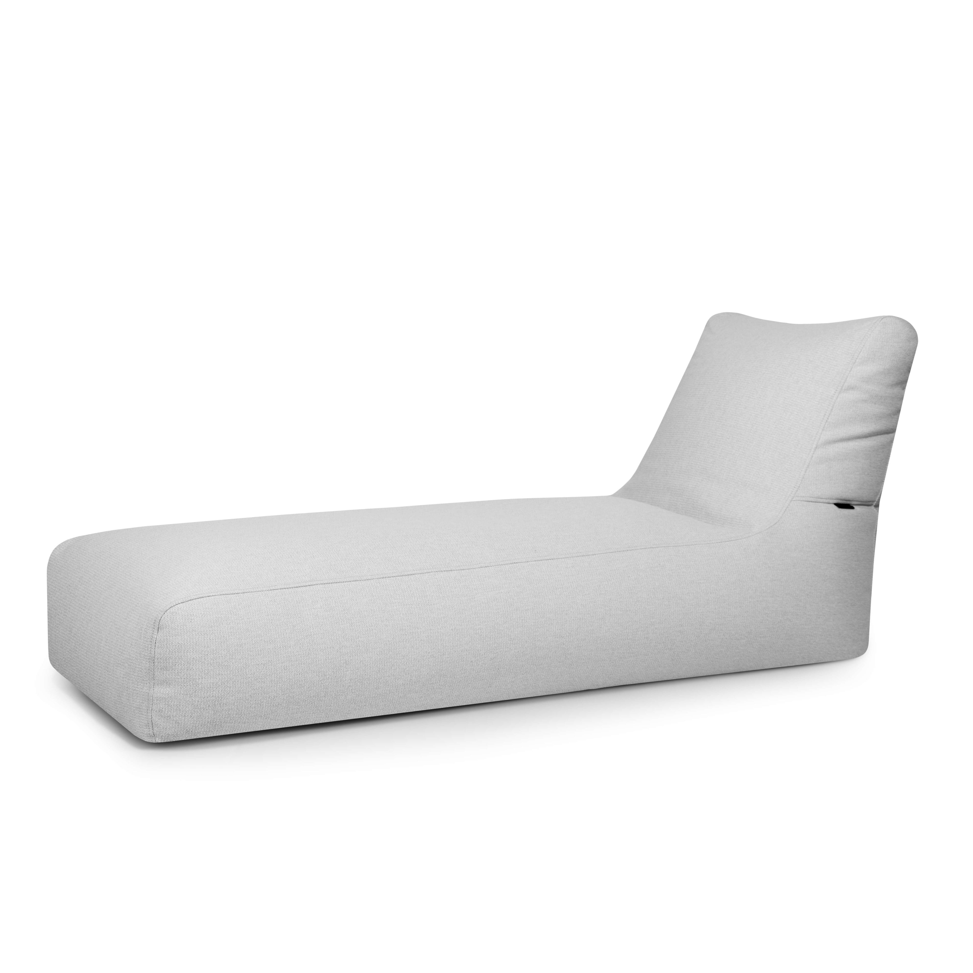 Sittsäck solsäng  - solsäng  Dunẽs Fluffy White