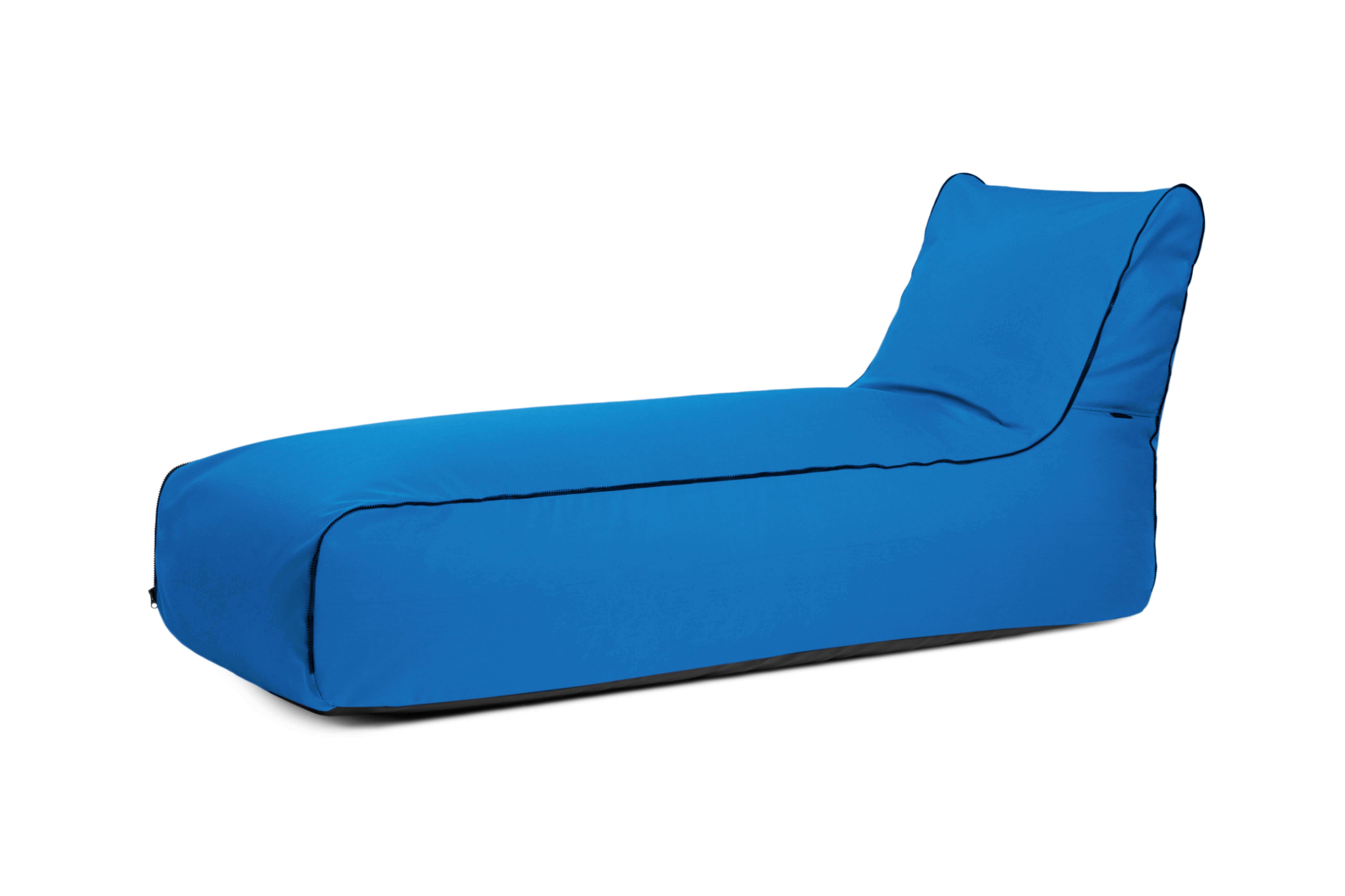 Bean bag Sunbed Zip Colorin Azure