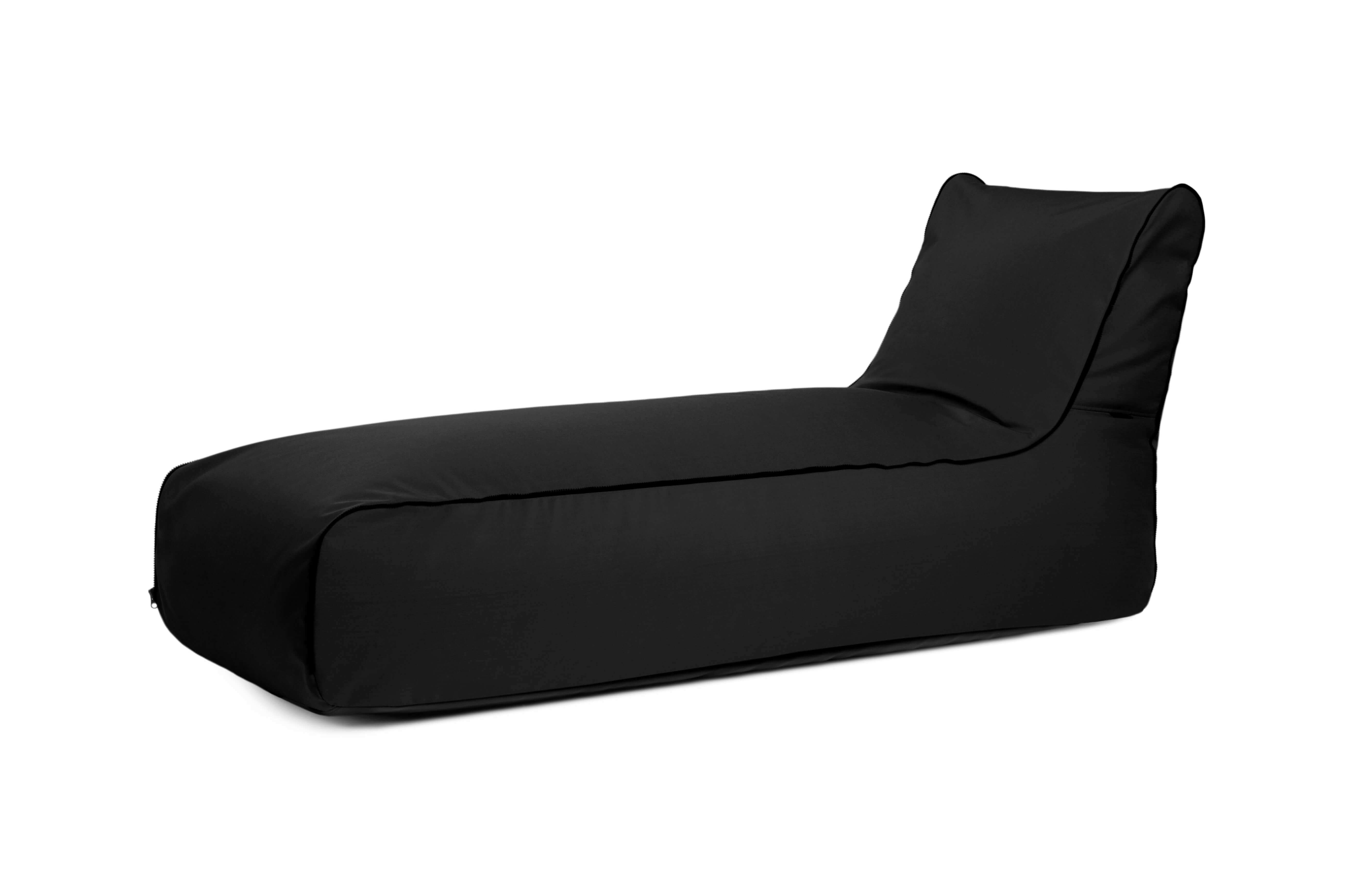 Bean bag Sunbed Zip Colorin Black