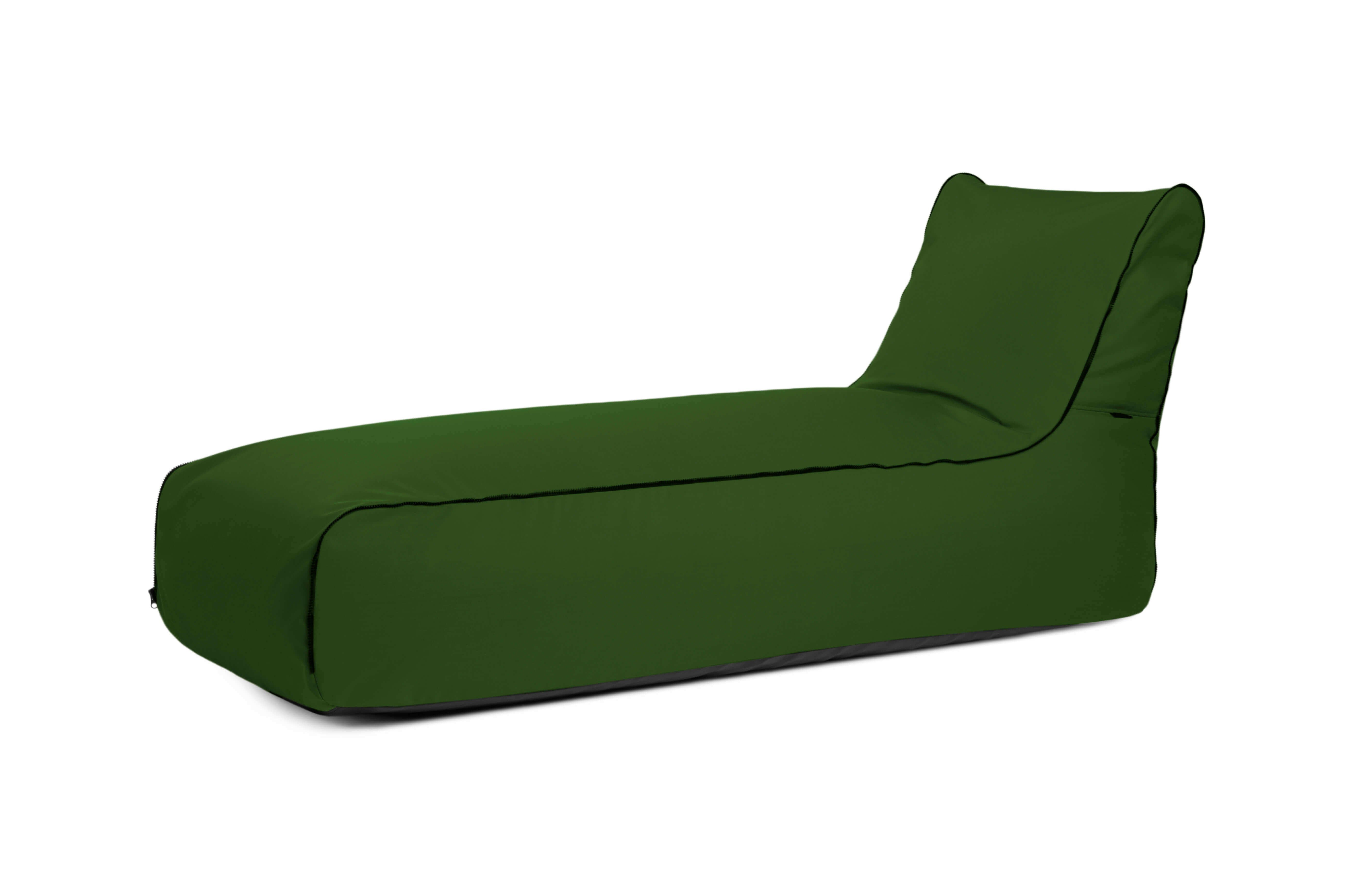 Bean bag Sunbed Zip Colorin Green