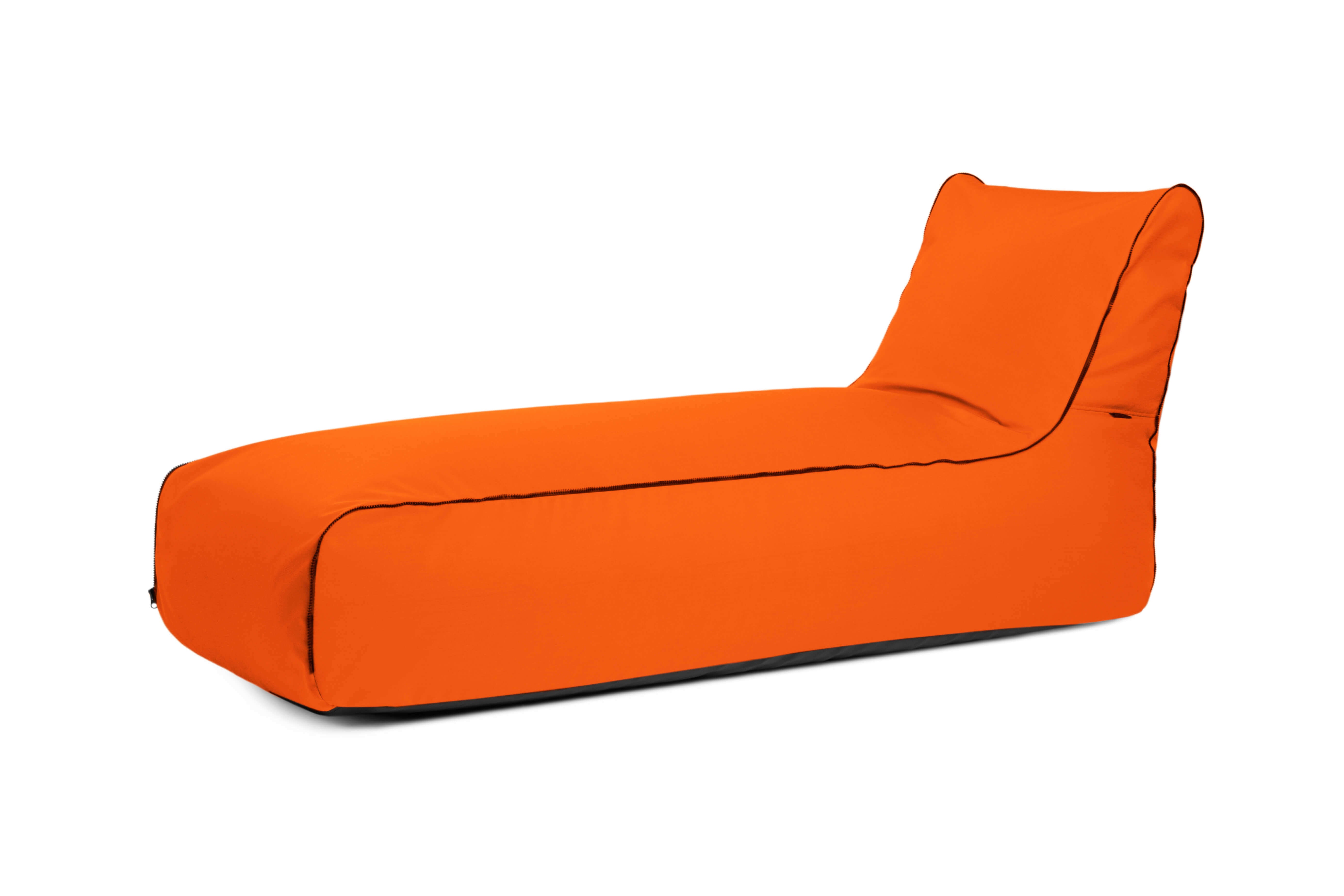 Bean bag Sunbed Zip Colorin Orange